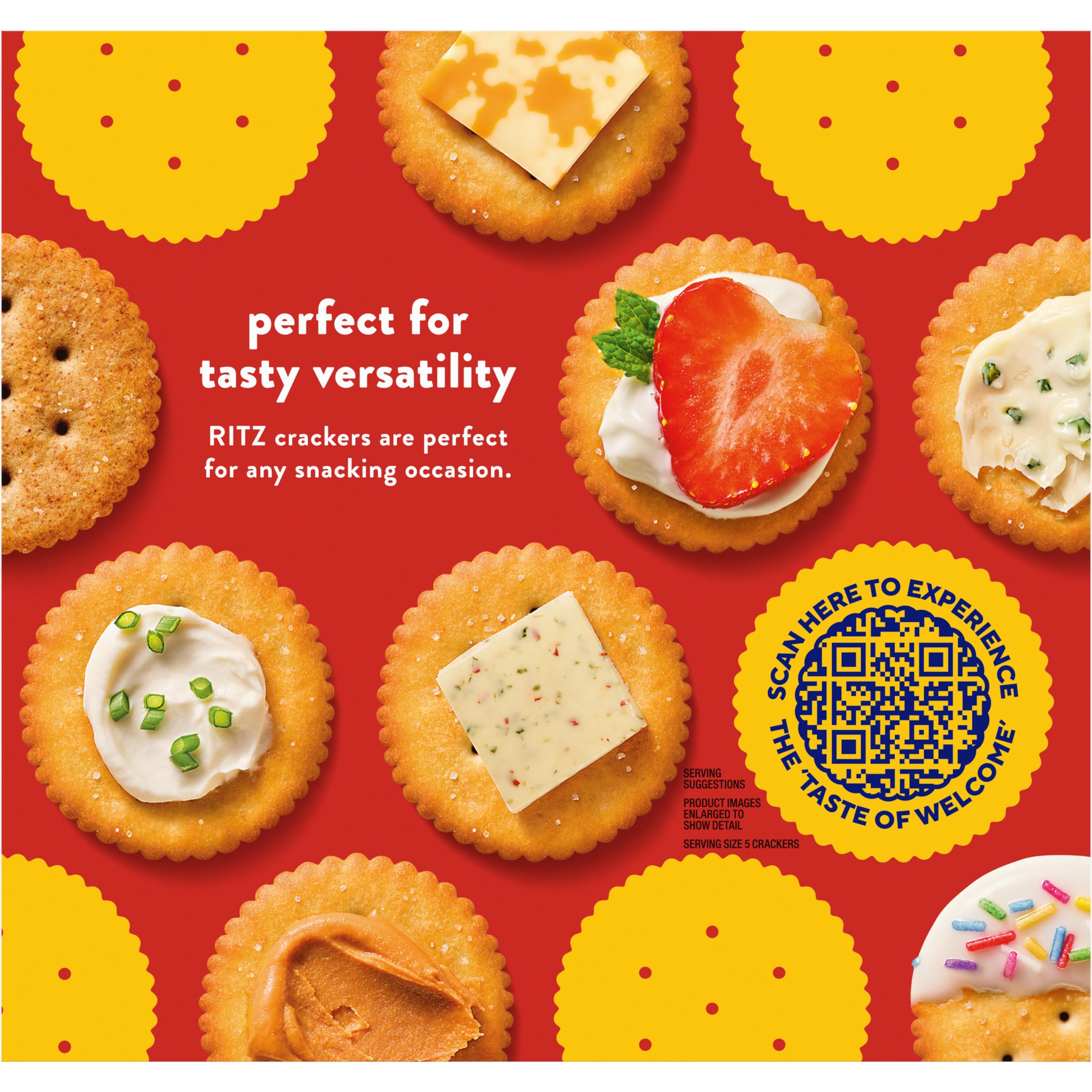 RITZ Whole Wheat Crackers - Healthy Snacks for Kids & Adults - Perfect for Lunch Boxes, School Snacks & Office Breaks - 12.9 oz Pack
