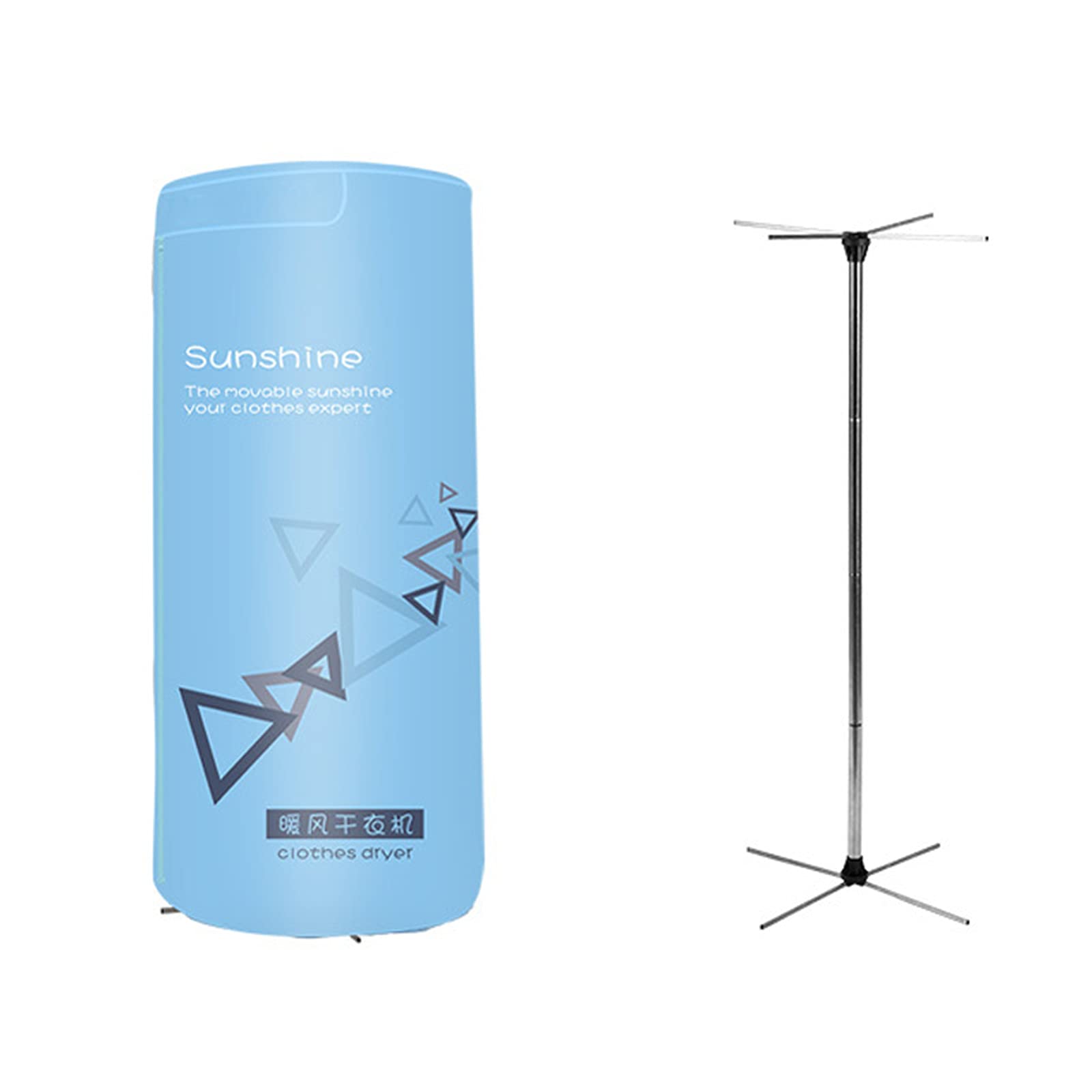 Portable Electric Clothes Dryer 900W - Foldable & Quiet Laundry Drying Machine for Home, Travel & Camping | Fast Drying, Space Saving | Can Also Work as Heater & Dehumidifier for Small Spaces
