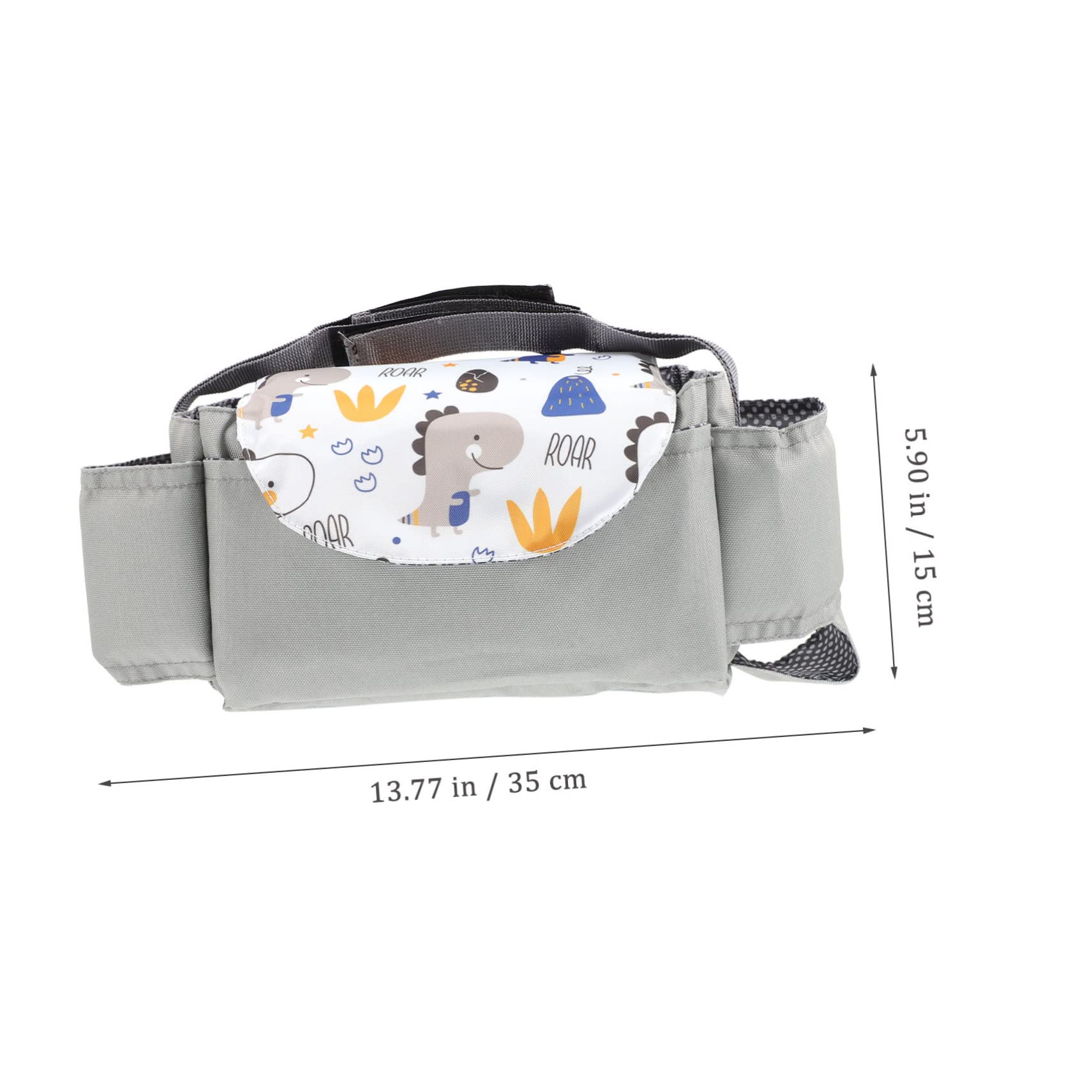BIUDECO Stroller Organizer Bag - Baby Essentials Organizer with Nappy Storage & Cup Holder - Perfect for Prams, Strollers, and Baby Carriers - Keep Diapers, Bottles, and Toys Handy On-the-Go