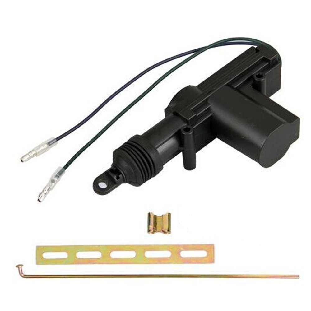 Universal Heavy Duty 12V 2-Wire Black Car Power Door Lock Actuator - Durable & Reliable for Auto Locks, Trucks, SUVs & More