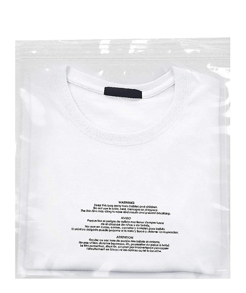 APQ 1000 Pack 12x12 Clear Resealable Polyethylene Zipper Bags - 2 Mil Thickness with Suffocation Warning | Bulk Storage & Packaging Bags for Crafts, Jewelry, Office Supplies & Food Storage