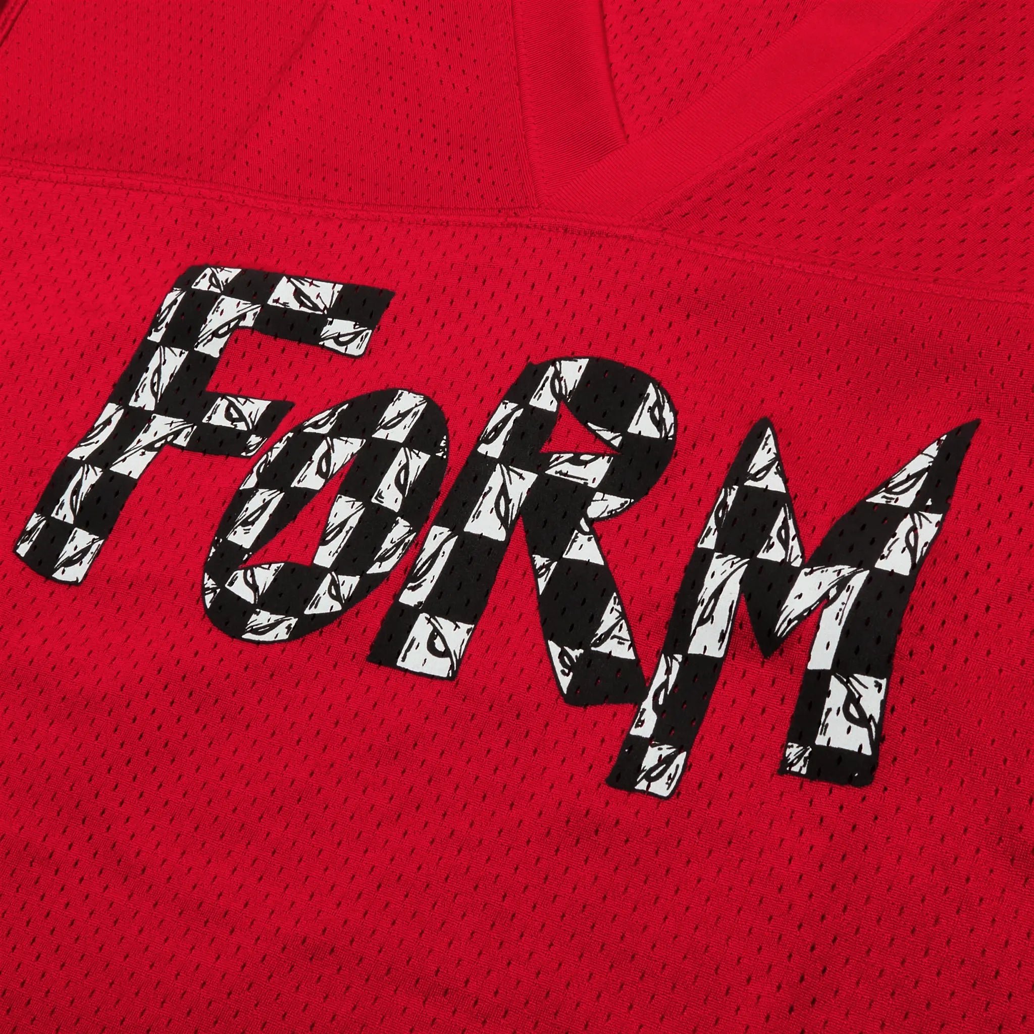 Chrome Hearts Matty Boy Form Stadium Mesh Red Jersey - Stylish & Comfortable for Streetwear, Casual Outfits & Sports Events