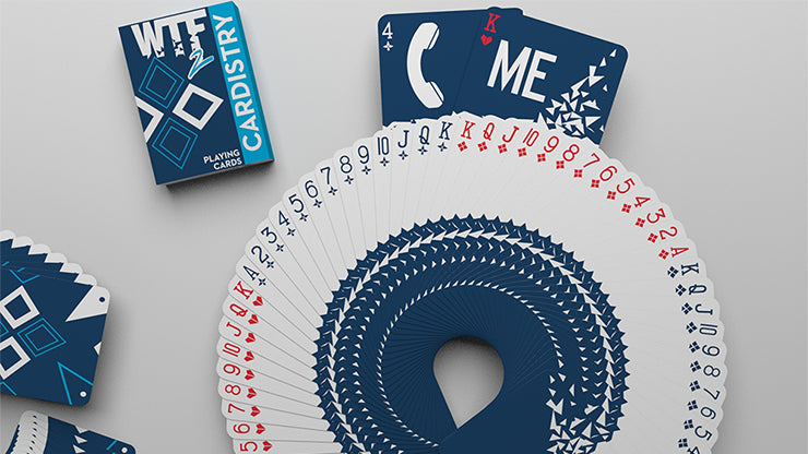 WTF Cardistry 2 Spelling - Premium Playing Cards for Magic Tricks & Card Flourishing | Perfect for Cardists, Magicians & Beginners | Great for Performances, Practice & Gifts