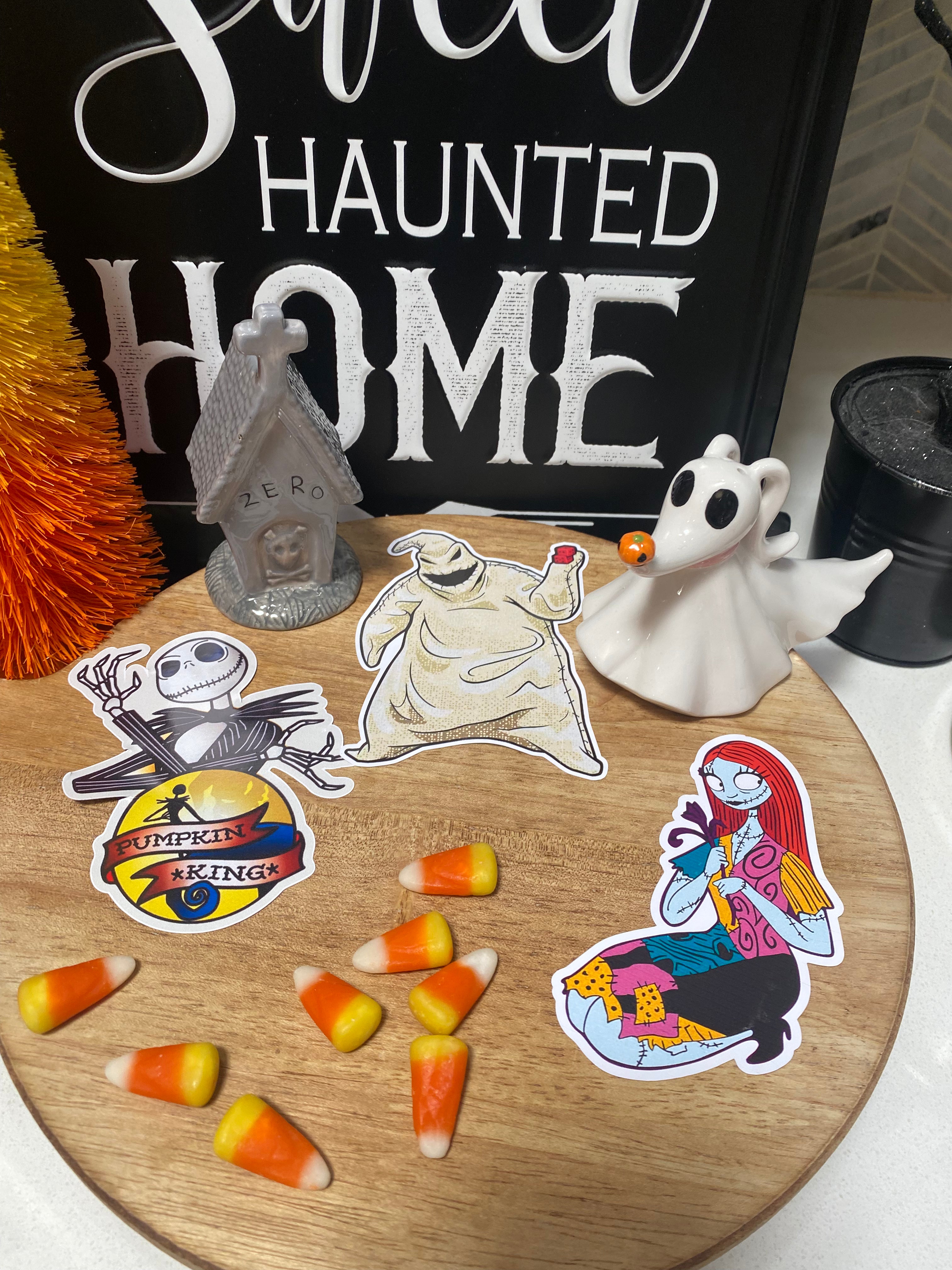Nightmare Sticker Set - Spooky Halloween Decals for Laptops, Water Bottles & Scrapbooking - Horror Themed Vinyl Stickers for DIY Crafts & Party Decor