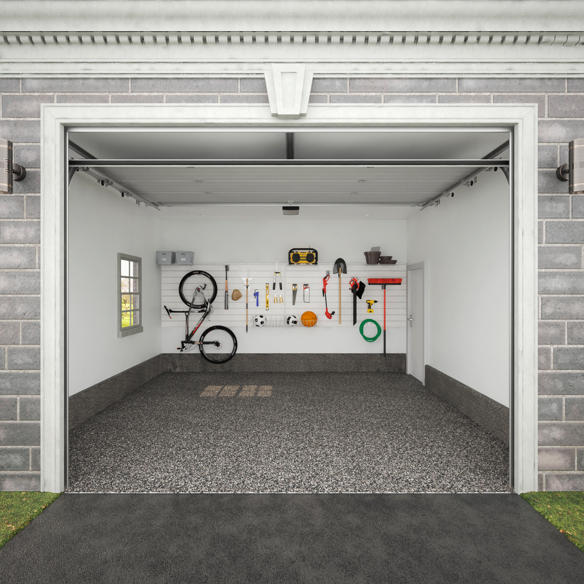 PVC Slatwall Ultimate Bundle - Durable Wall Panel System for Retail Stores & Garages | Easy Installation & Versatile Display Solution