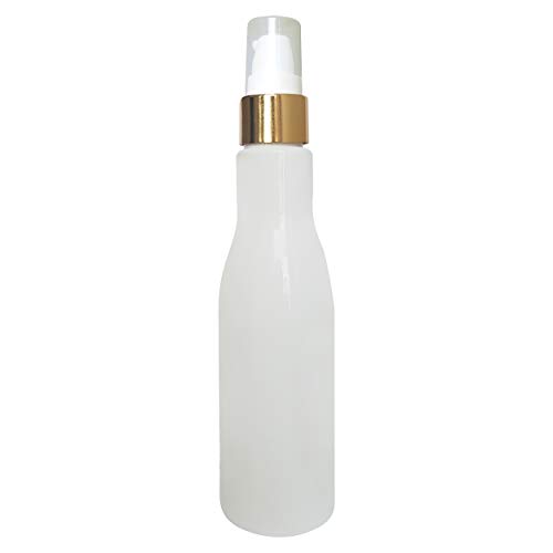 Milky White Bottles with Gold Pump