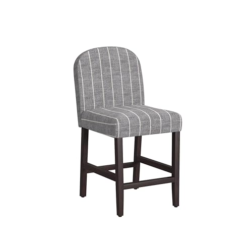 Midnight Gray Woven Stripe