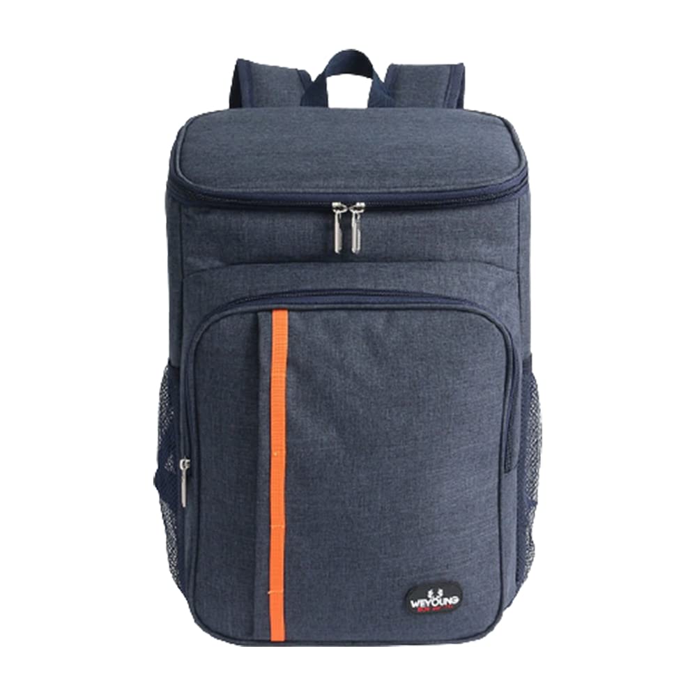 Insulated Cooler Backpack 18L - Portable Picnic, Travel & Camping Cooler Bag with Leakproof Design - Navy Blue (TP1A99043) | Perfect for Beach Outings, Hiking & Outdoor Adventures