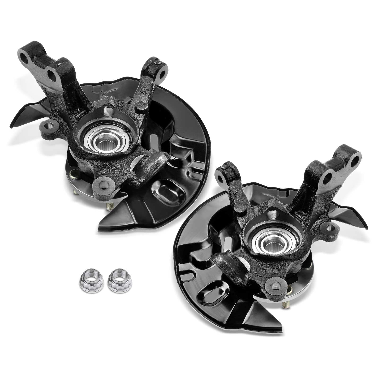 Premium Wheel Hub Bearing & Steering Knuckle Assembly for 2003-2006 Toyota Matrix 1.8L AWD - Front Driver & Passenger Side 2-Piece Set | Durable Replacement for Smooth Ride & Enhanced Vehicle Performance