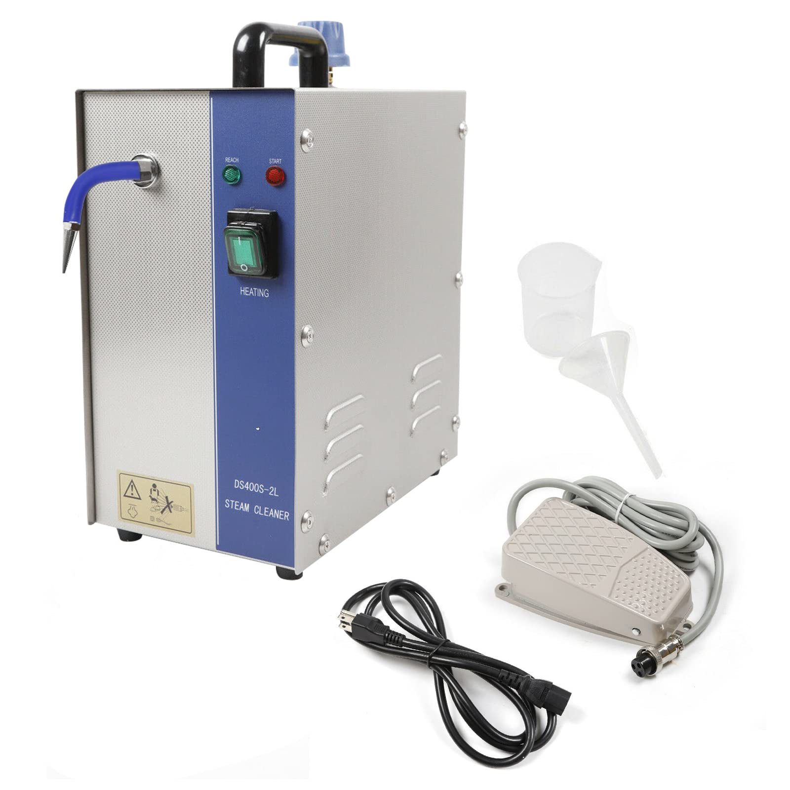 2L 1300W Jewelry Steam Cleaner Machine - 110V Ultrasonic Jewelry Cleaner for Gold, Silver, Diamonds & Gems | Professional Jewelry Cleaning Equipment for Home & Jewelry Stores | Perfect for Rings, Necklaces, Earrings & Watches