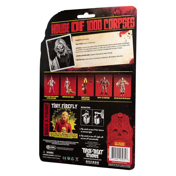 House of 1000 Corpses Otis Driftwood Action Figure - Collectible Movie Character Toy for Horror Fans & Halloween Decor
