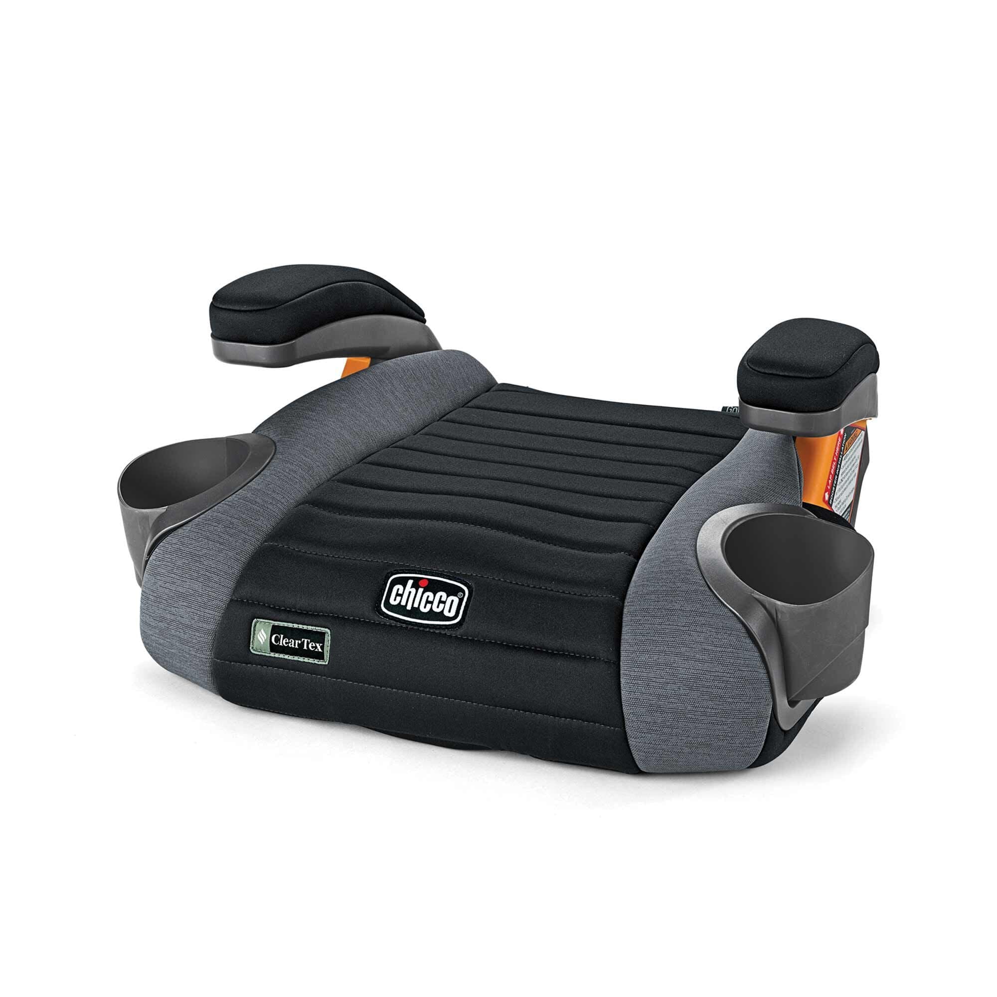 Chicco GoFit ClearTex Backless Booster Car Seat for Kids - Lightweight & Comfortable for Travel & School Carpooling