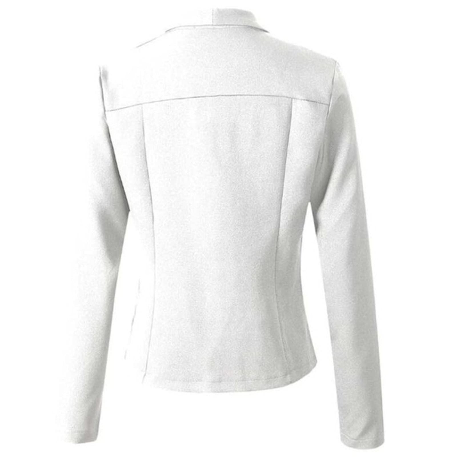 Trendy Women's Open Front Blazer Jacket - Casual Long Sleeve Cardigan Suit for Spring - Perfect for Office Wear, Business Casual & Spring Outerwear