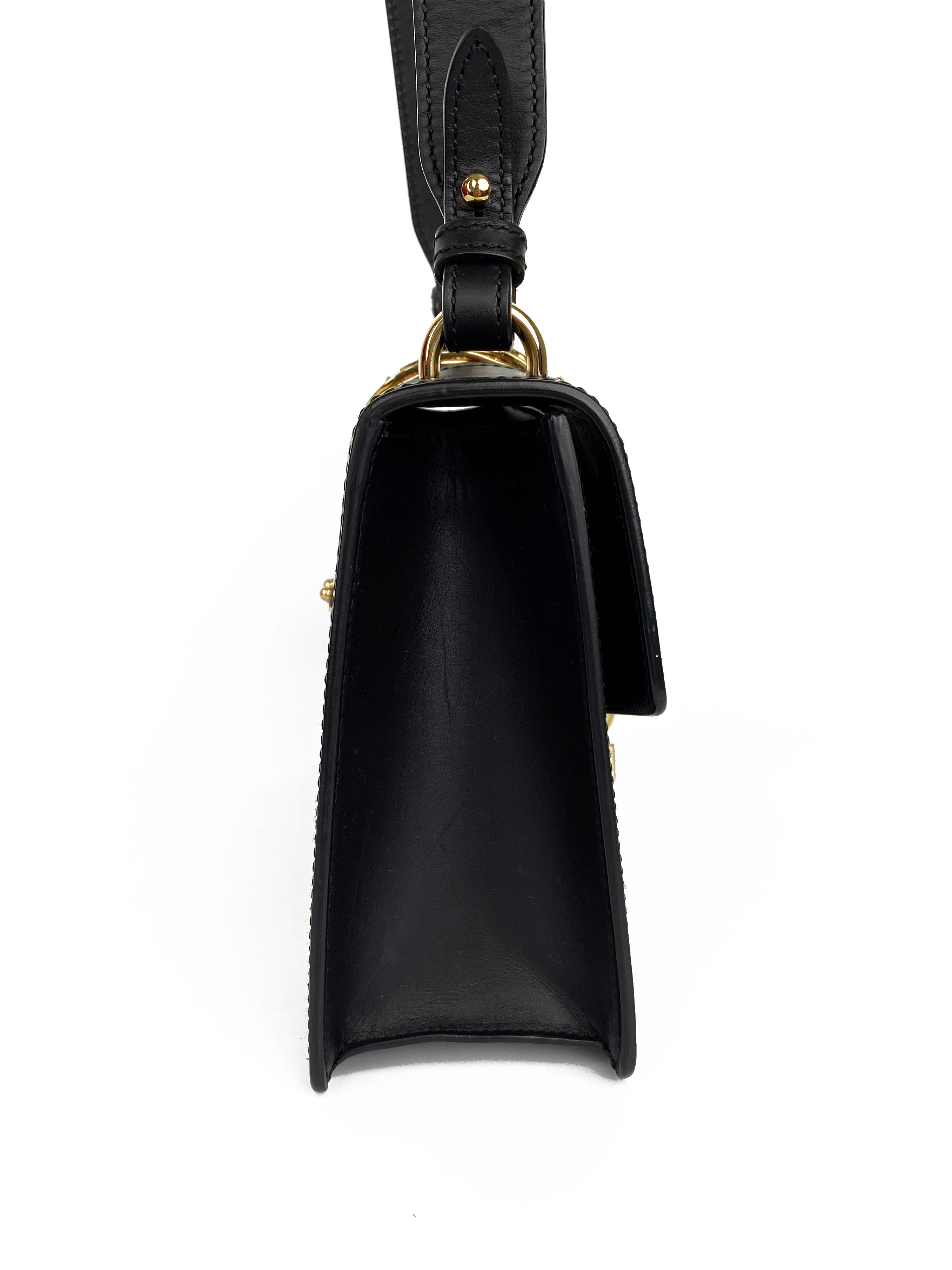 Gucci Black Small Sylvie Bag - Luxury Leather Crossbody Handbag for Women | Perfect for Parties, Dates & Everyday Use