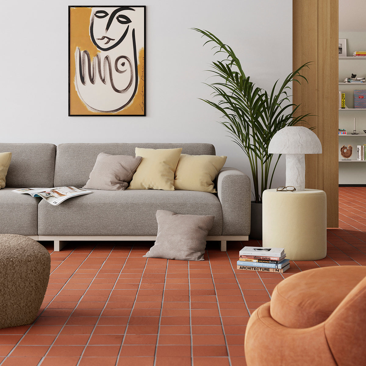 Agnes Brown Textured Weave