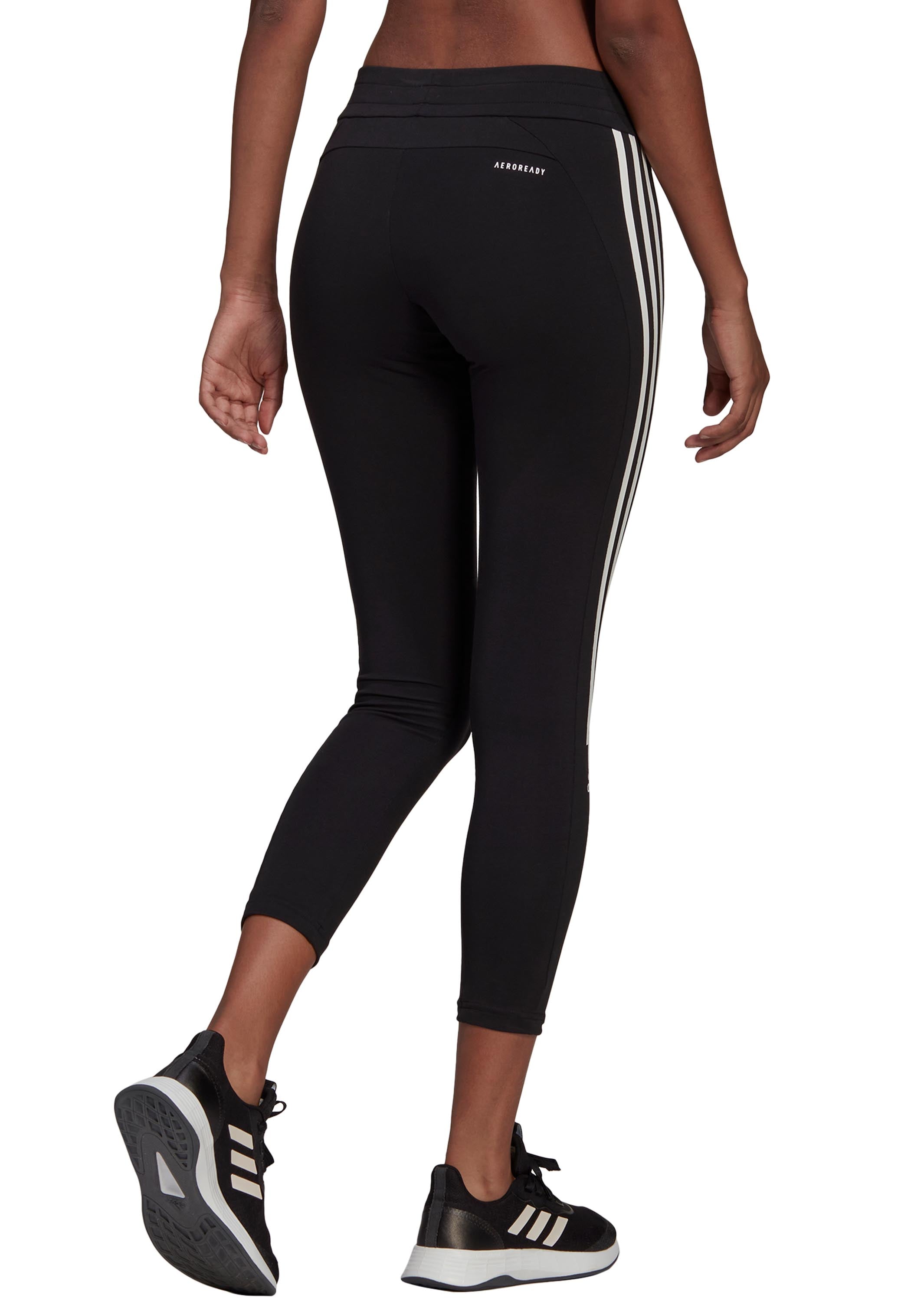 Adidas Women's Cotton Touch 7/8 Leggings - HD1725 - Comfortable Workout Tights for Yoga, Running & Gym