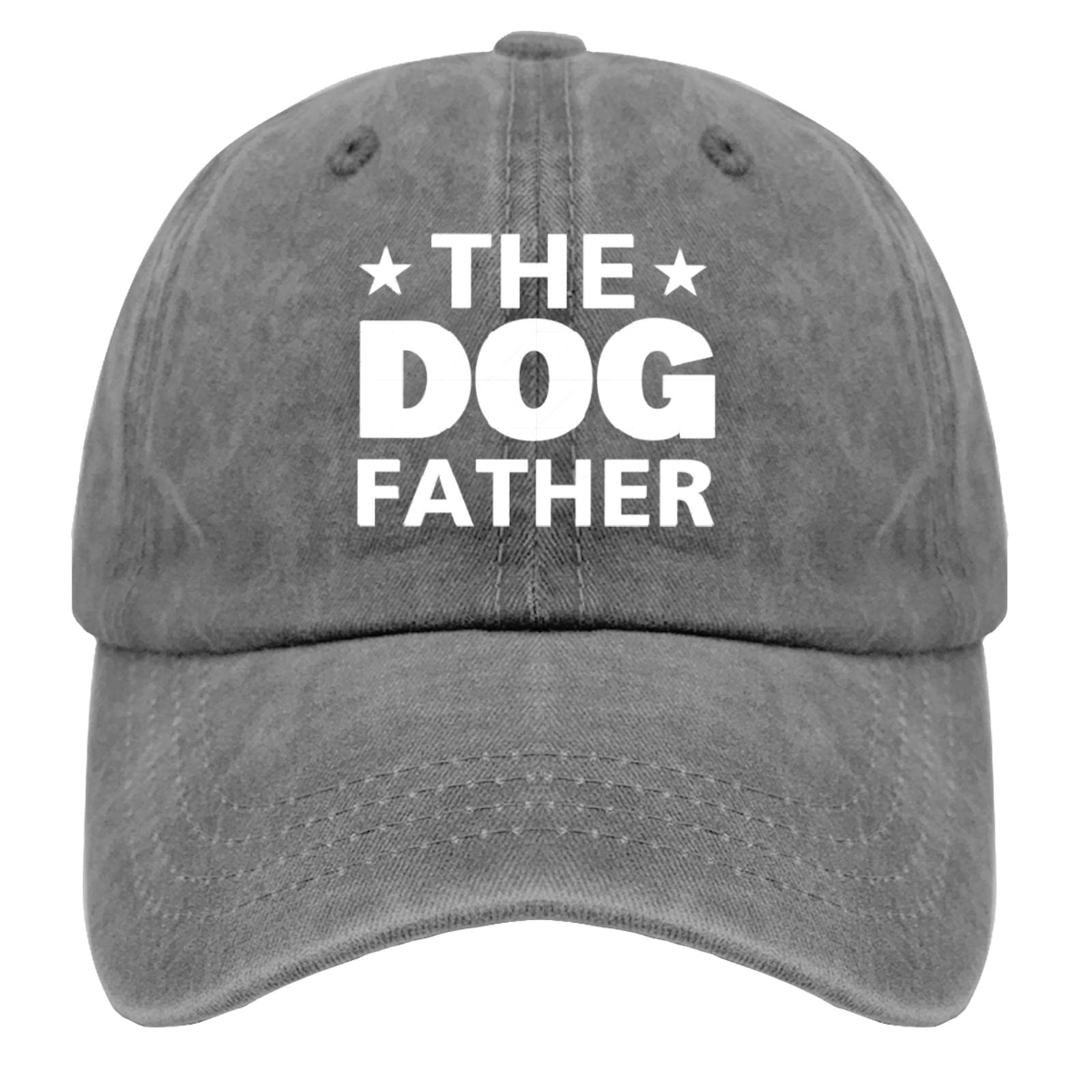 KOOU Men's Plain Dad Caps - Adjustable Snapback Hats for Men - The Dog Father Cotton Baseball Cap - Perfect for Camping, Hiking & Outdoor Activities
