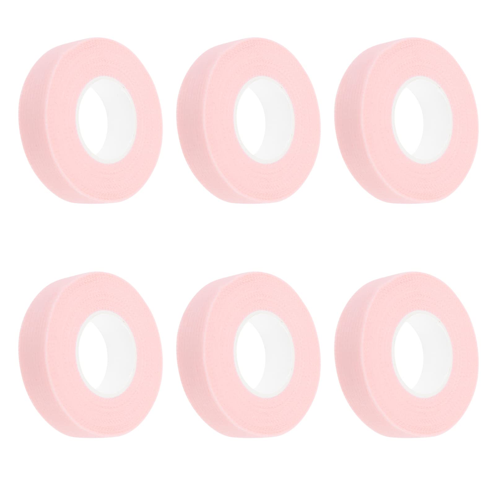 HEALLILY Colored Eyelash Extension Tape - Non-Woven Skin Isolation Tape for Lash Artists (6 Rolls) | Perfect for Lash Extensions, Makeup Application & Salon Use