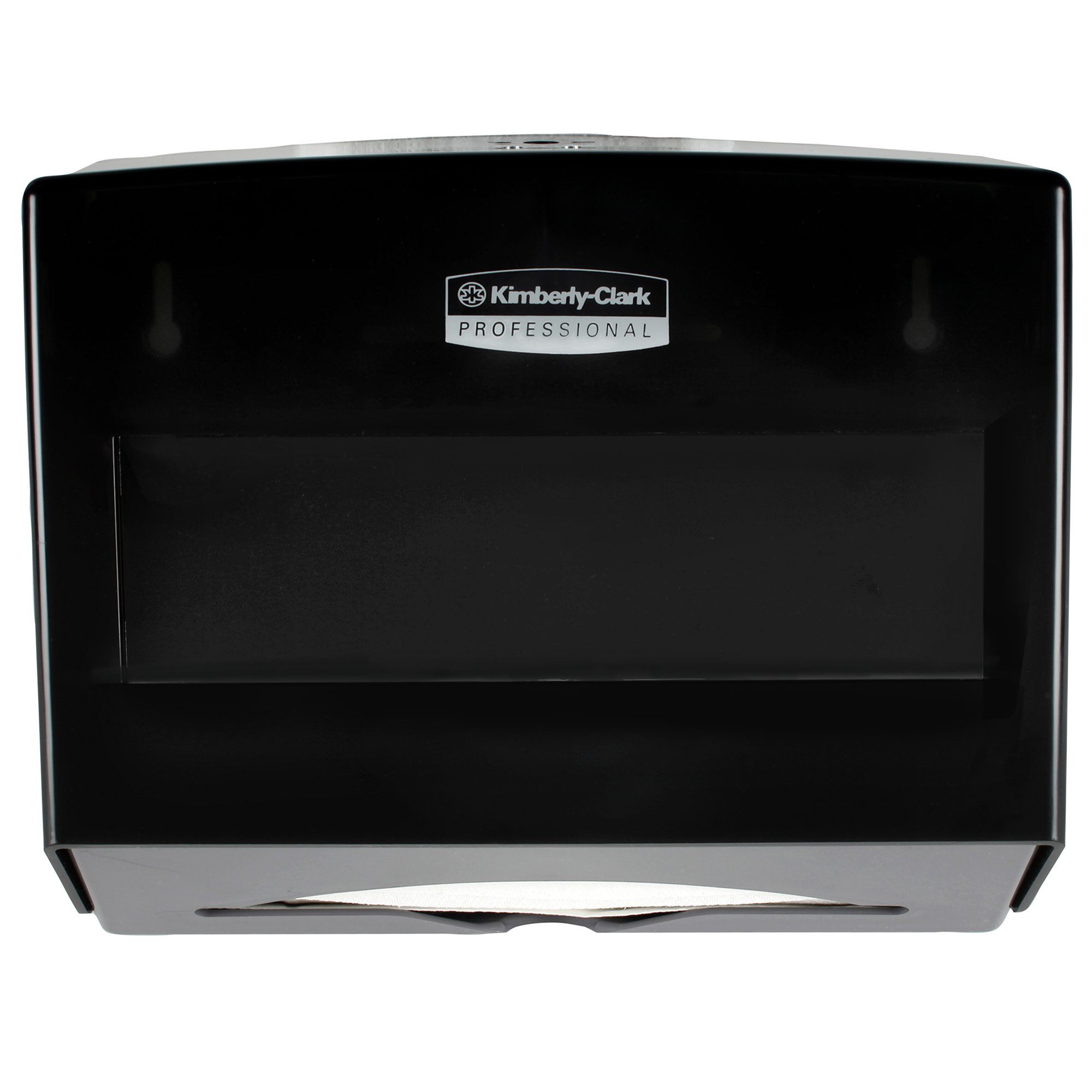 ScottFold Compact Paper Towel Dispenser (09215) - Small Black Countertop Towel Holder for Kitchen, Bathroom & Office | Space-Saving Design