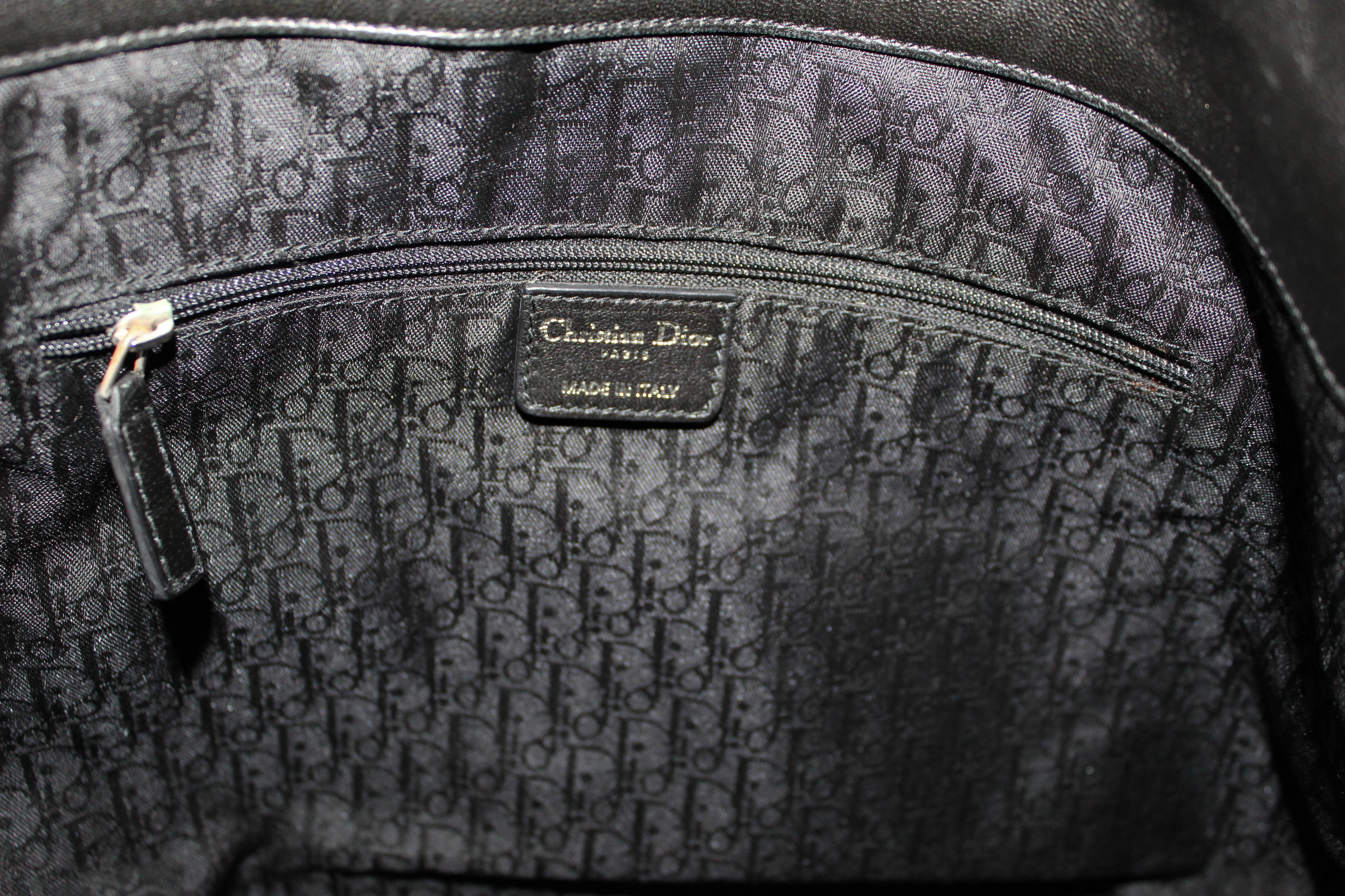 Authentic Christian Dior Black Lady Dior Cannage Quilted Lambskin Hobo Bag - Luxury Designer Handbag for Women, Perfect for Parties, Weddings & Evening Events