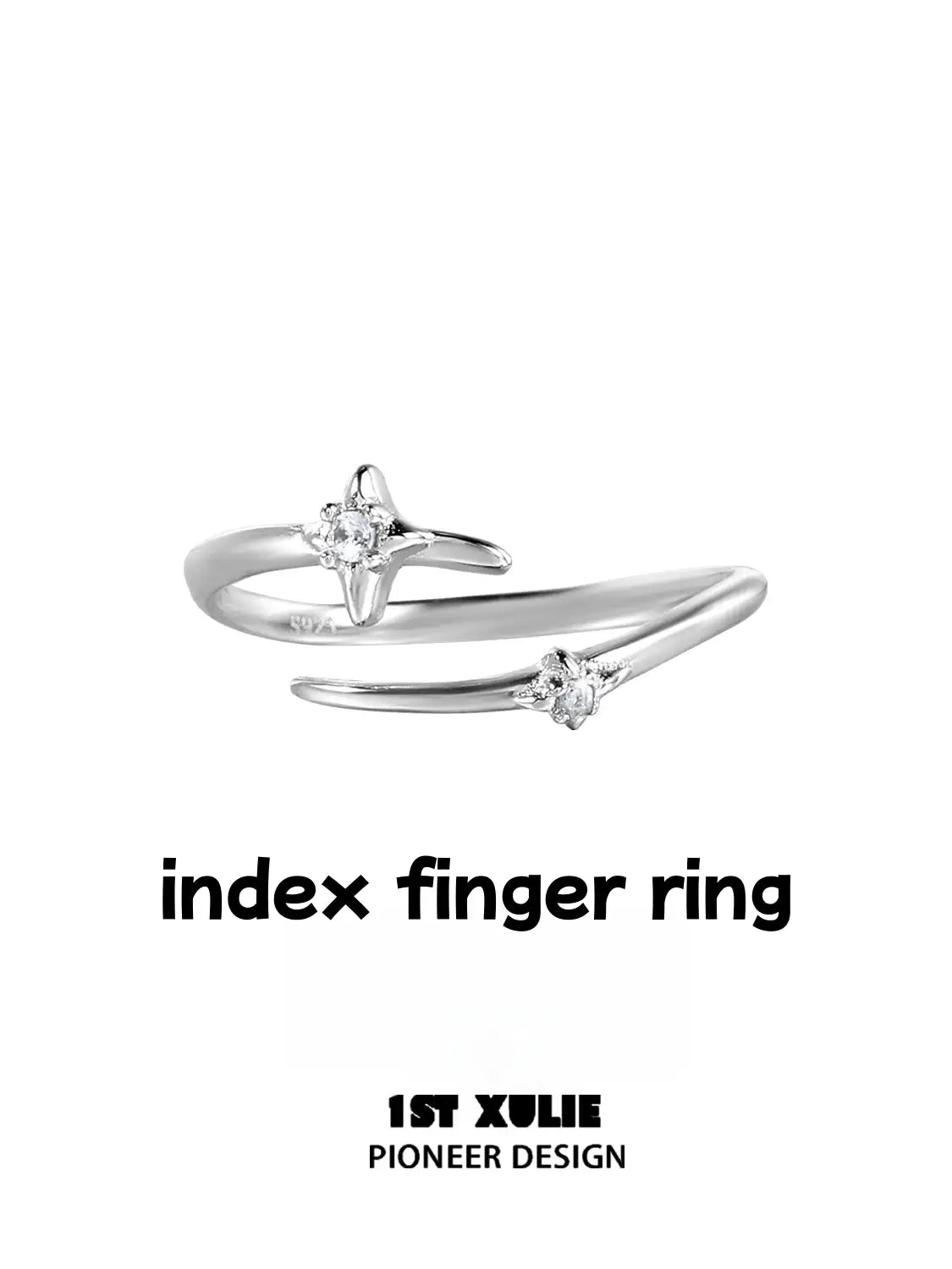 S925 Sterling Silver Irregular Twisted Adjustable Ring Set for Women - Elegant Stackable Boho Jewelry for Everyday Wear & Special Occasions