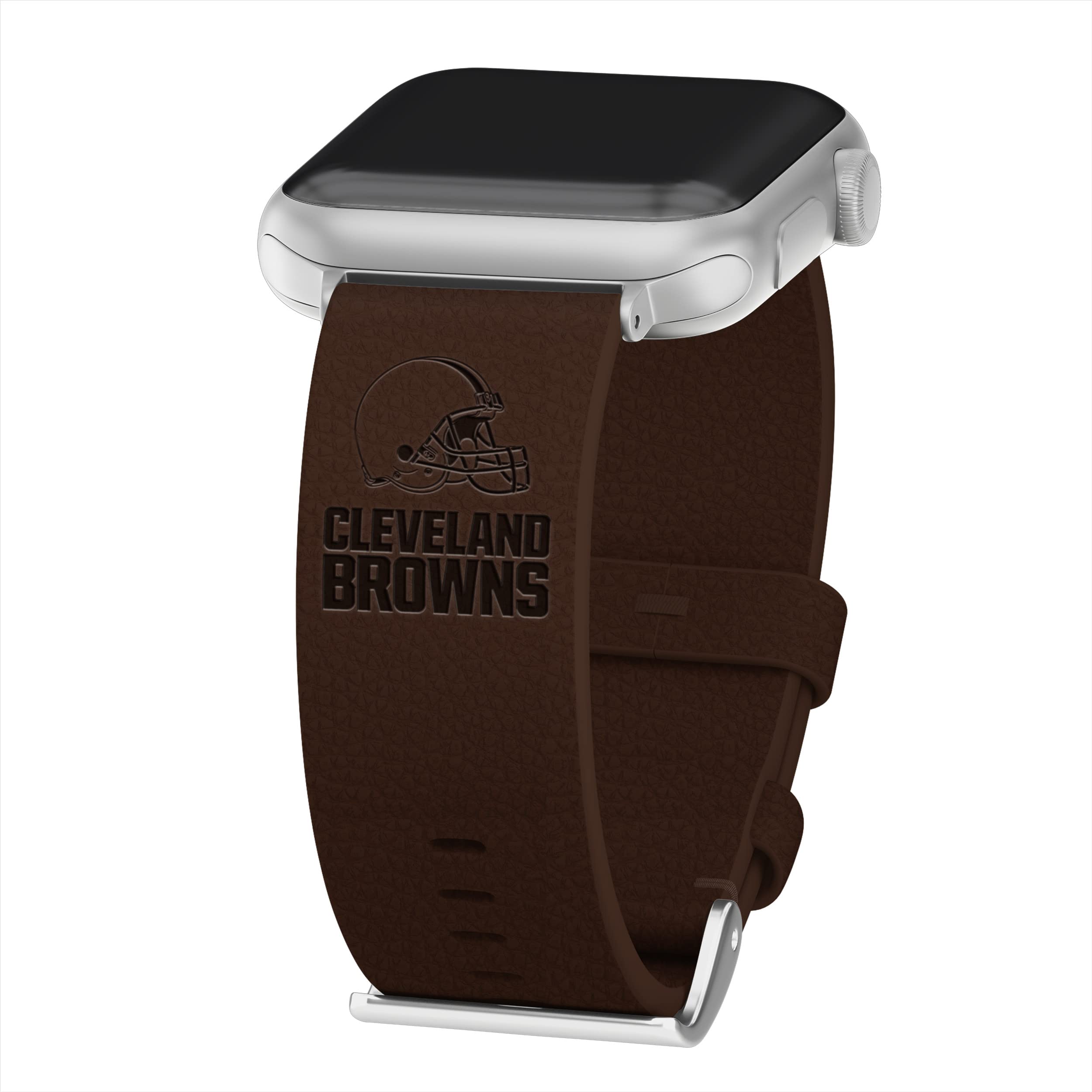 Premium Leather Band for Apple Watch - Cleveland Indians Game Time Edition - Durable & Stylish for Sports Fans & Everyday Wear
