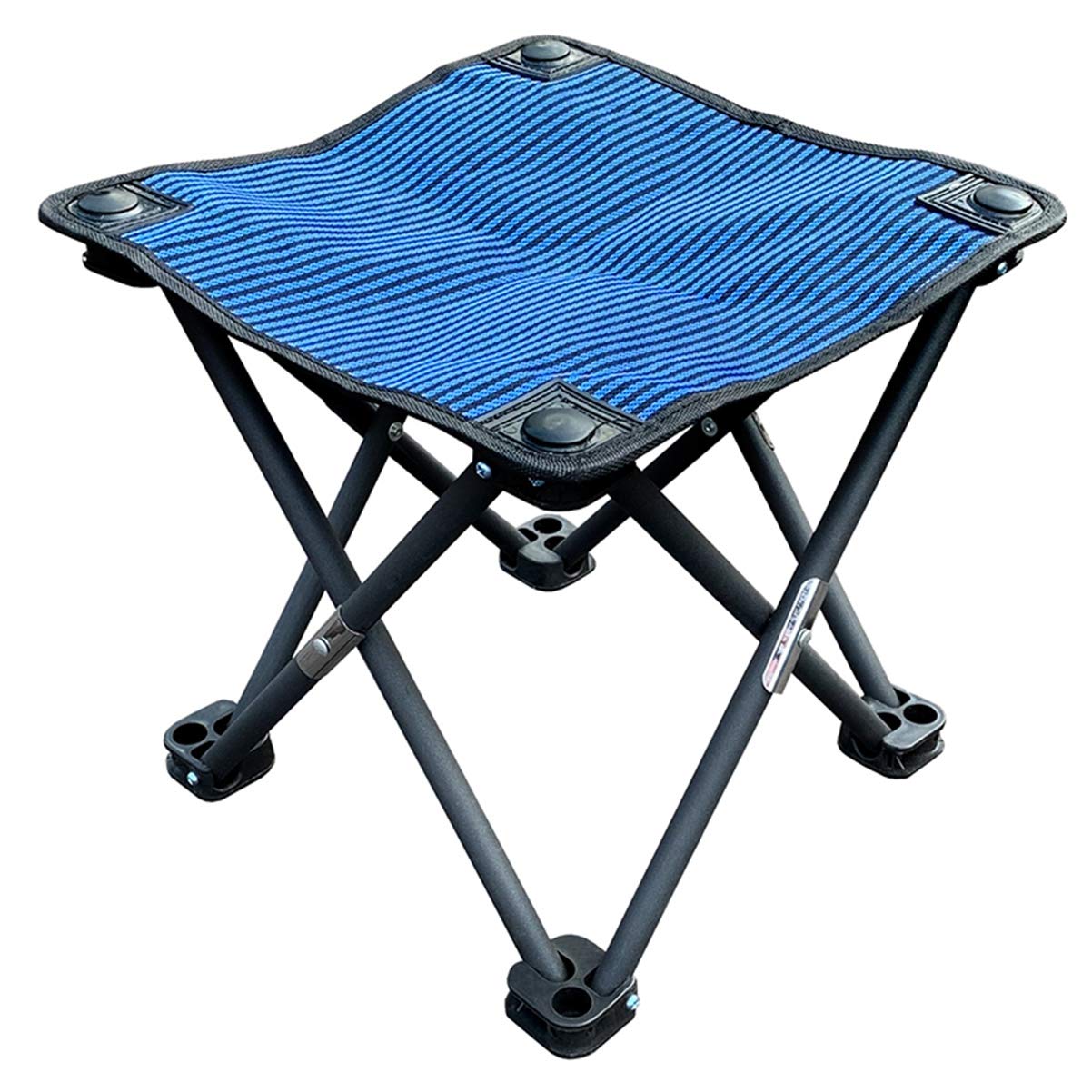 Lightweight Folding Camping Chair with 220lbs Capacity - Portable Backpack Chair for Outdoor, Beach, Picnic & Hiking - Compact (29×29×28in) Blue Camp Chair - Perfect for Camping Trips, Music Festivals & Backyard Relaxation