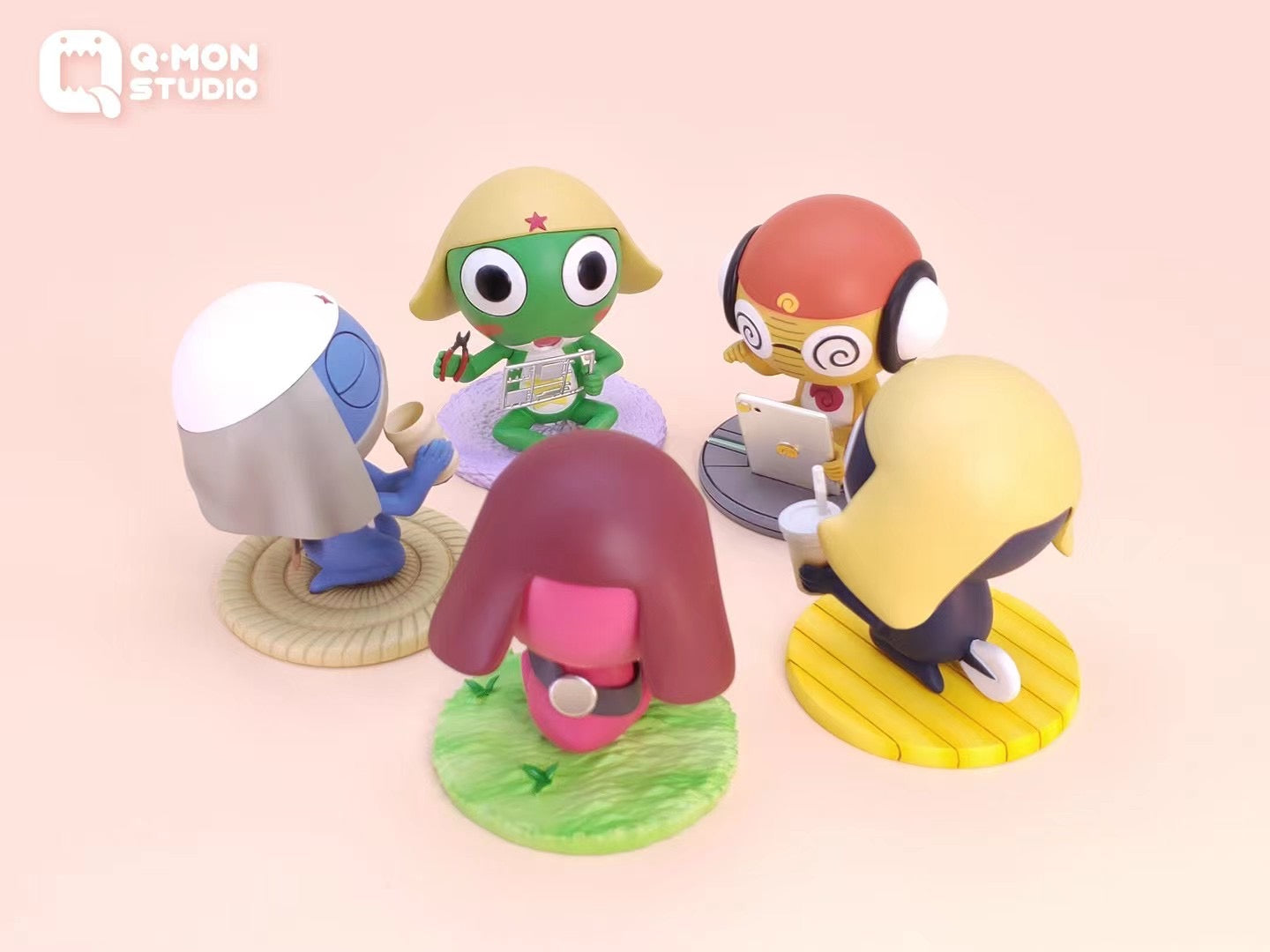 Q Mon Studio Keroro Gunso - Keronian Squad Action Figure | Collectible Anime Toy for Fans & Gundam Lovers | Perfect for Display, Cosplay & Gift Giving