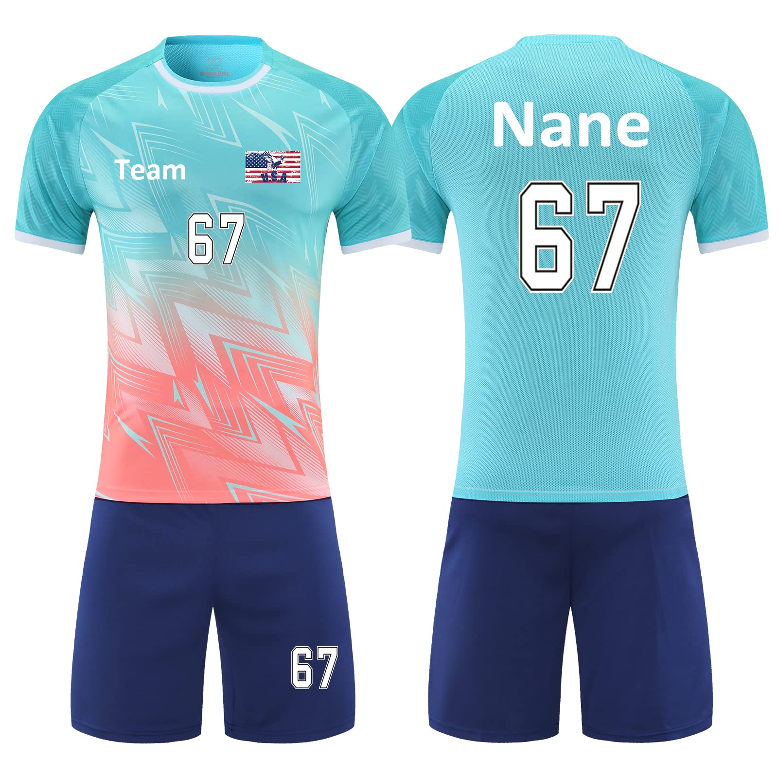 Custom Soccer Jerseys for Men & Women - Personalized Team Uniforms for Adults & Youth - Perfect for Games, Tournaments & Fan Gear