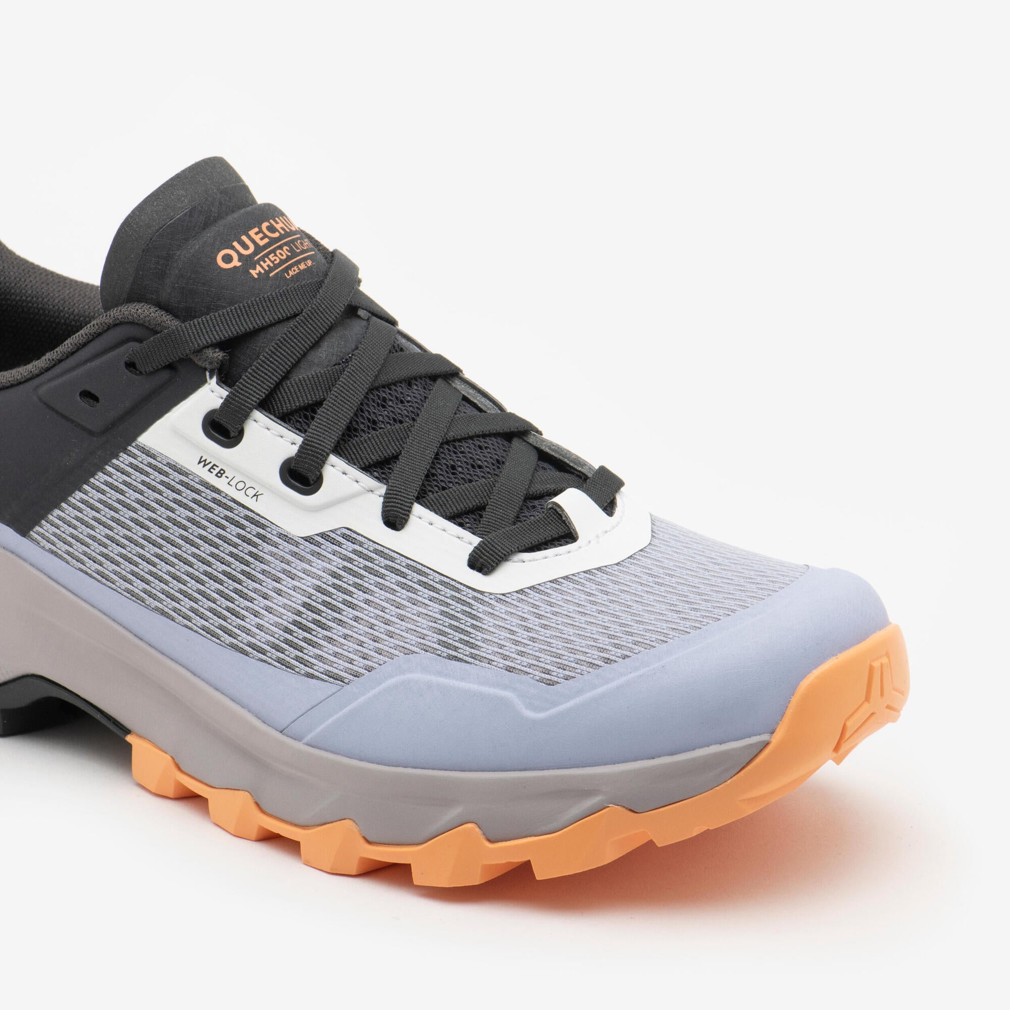 Quechua Women's MH500 Lightweight Hiking Shoes - Waterproof & Breathable Trail Running Shoes for Outdoor Adventures, Hiking, and Travel