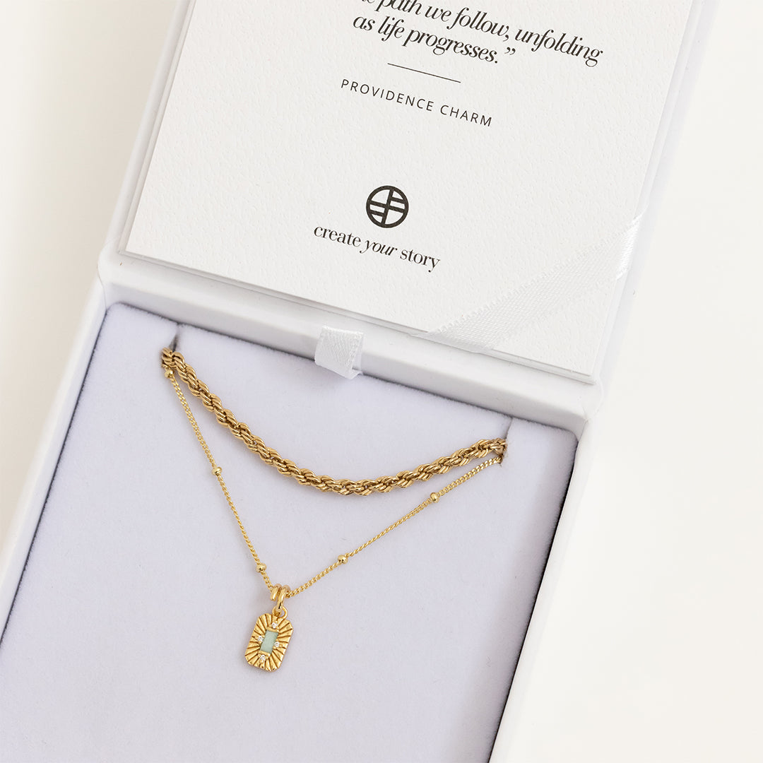 Providence Charm Necklace - Elegant Silver Pendant Jewelry for Women | Perfect Gift for Birthday, Anniversary & Special Occasions
