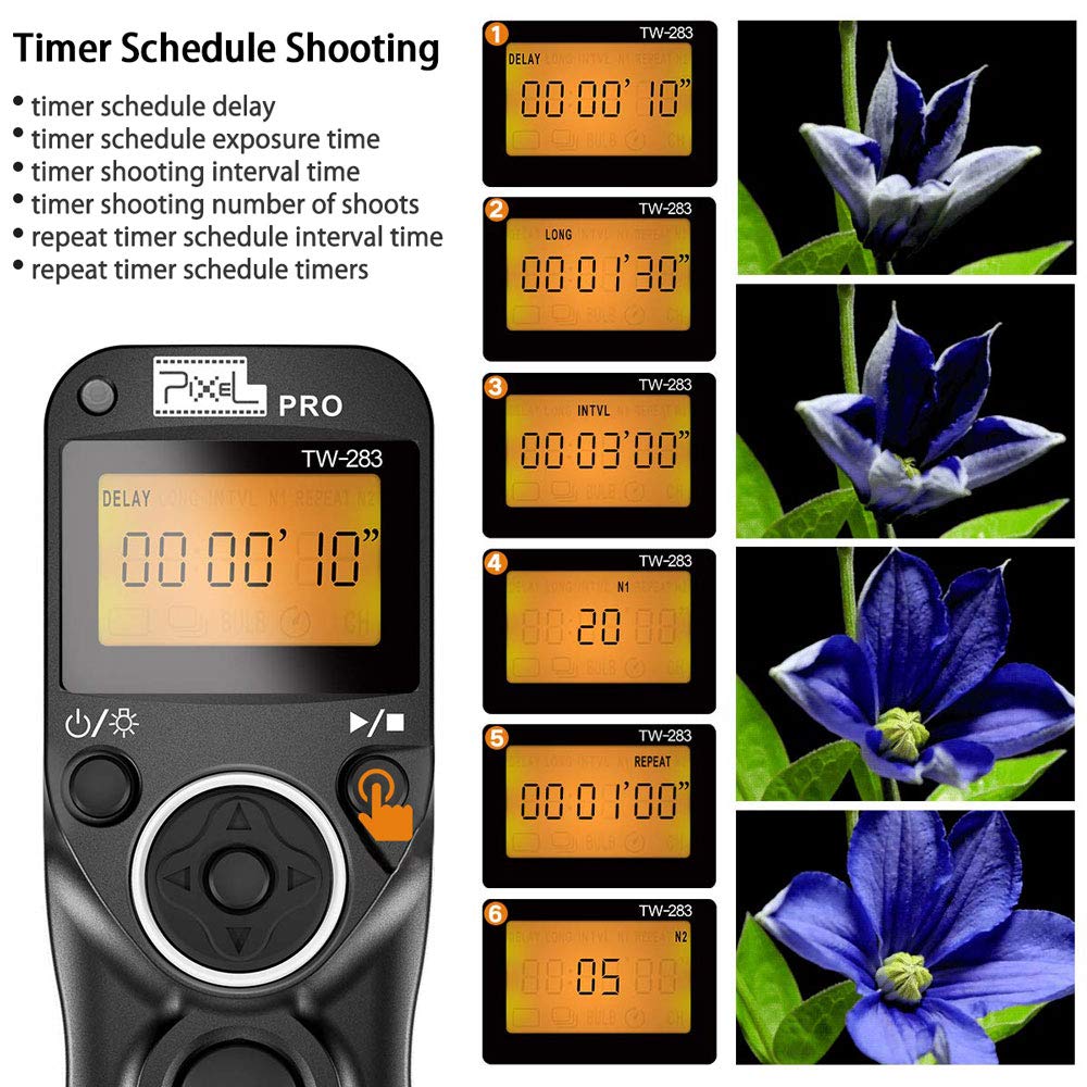 Wireless Shutter Remote for Fujifilm Cameras - 2.4G Timer Remote Control Compatible with Fuji X-T4/X-T3/X-T30/X100V (Perfect for Photography, Vlogging & Group Shots)