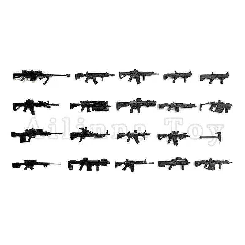 JOYTOY 1/18 Scale 3.75 Inch Action Figure Weapons Set - 19PCS Military Gear Accessories for Collectors & Diorama Scenes | Perfect for Toy Photography & Display