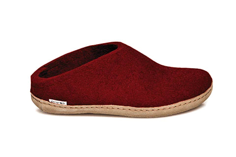 Glerups Wool Felt Slip-On Slippers for Men & Women - Comfortable Indoor/Outdoor House Shoes for Cozy Home & Office Wear
