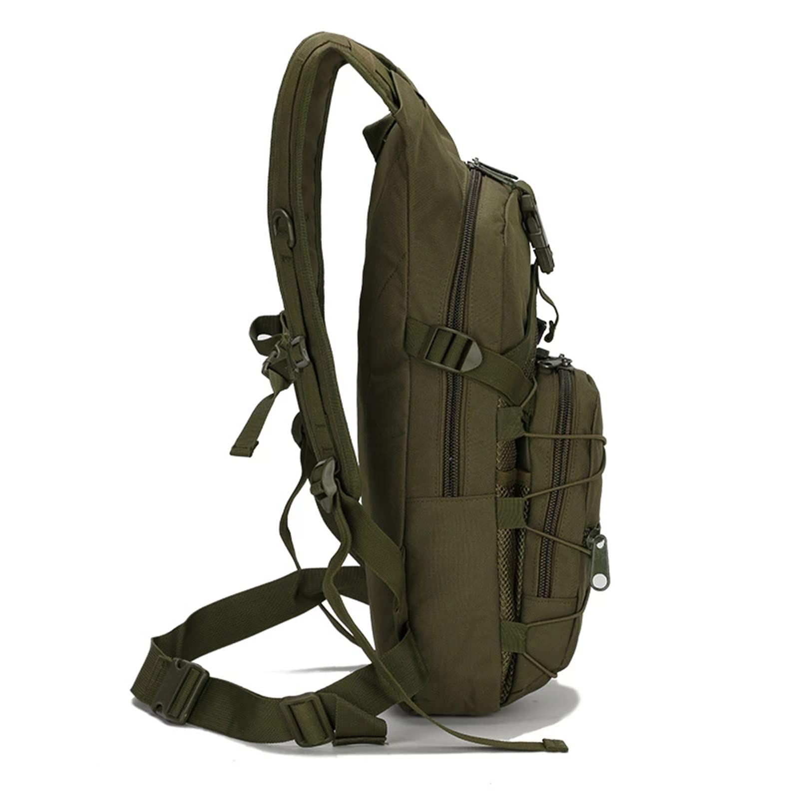 Tactical MOLLE Backpack 15L - Waterproof Military Army Backpack for Outdoor Travel, Hiking, Trekking & Climbing - Breathable Daypack with Jungle Camouflage Design - Perfect for Camping, Airsoft & Survival Gear