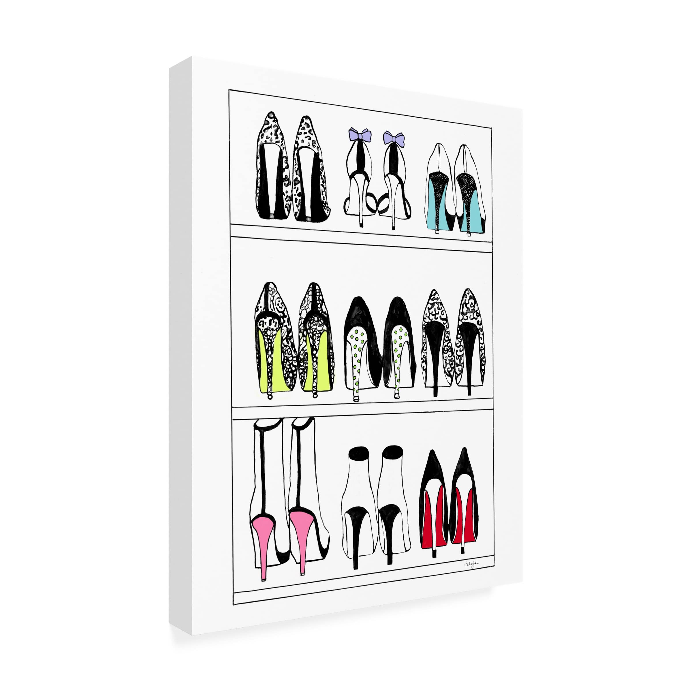 Trademark Fine Art 'Closet Perfection' Canvas Wall Art by Schuyler Rideout - Elegant Home Decor for Living Room, Bedroom & Office