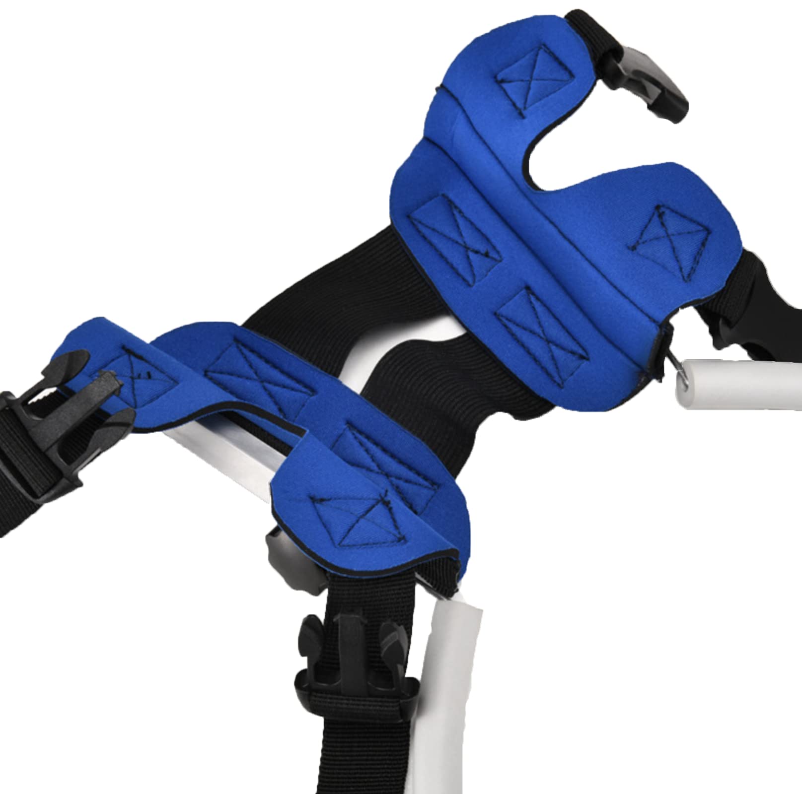 Blind Dog Harness for Small, Medium & Large Dogs - Adjustable Guide Dog Walking Ring with Handle - Blue Medium Size for Blind Dogs - Perfect for Outdoor Walks, Training & Daily Assistance