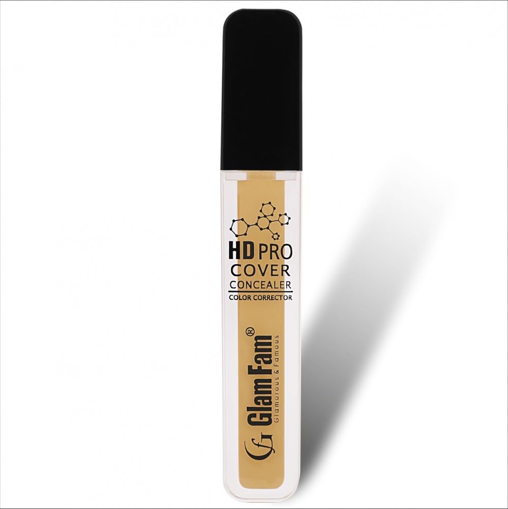 GLAM FAM Oil-Free Long Lasting Matte Liquid Foundation & Concealer Set (30ML, Pack of 3) with Makeup Blender - Full Coverage, Lightweight Formula for All-Day Wear - Perfect for Professional Makeup, Photo Shoots & Everyday Use