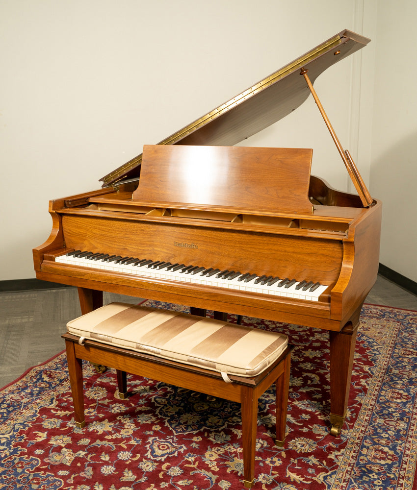 Baldwin 5'2 Model M Grand Piano - Satin Walnut Finish | Used Vintage Piano with Serial Number 247382 | Perfect for Home, Studio & Concert Performances