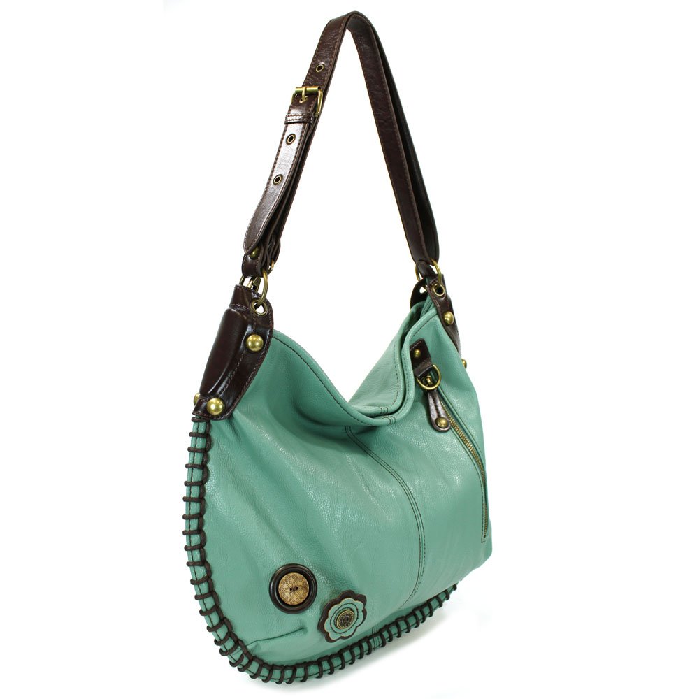 Stylish Chala Handbags for Women - Soft Large Shoulder & Crossbody Purse with Keychain - Teal Green Casual Handbag | Perfect for Work, Travel & Everyday Use