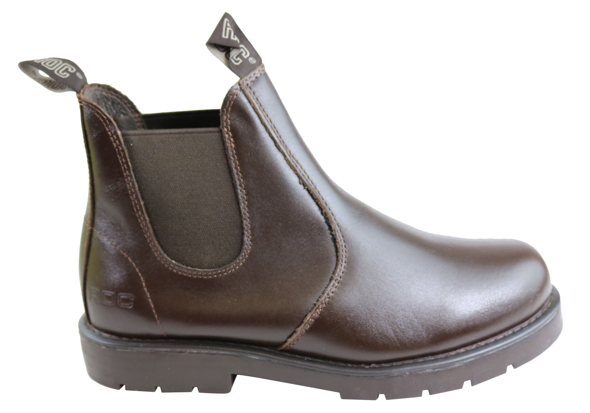 Roc Jumbuk Junior Kids Comfortable Pull-On Leather Boots - Waterproof & Durable for Outdoor Play, School & Winter Activities