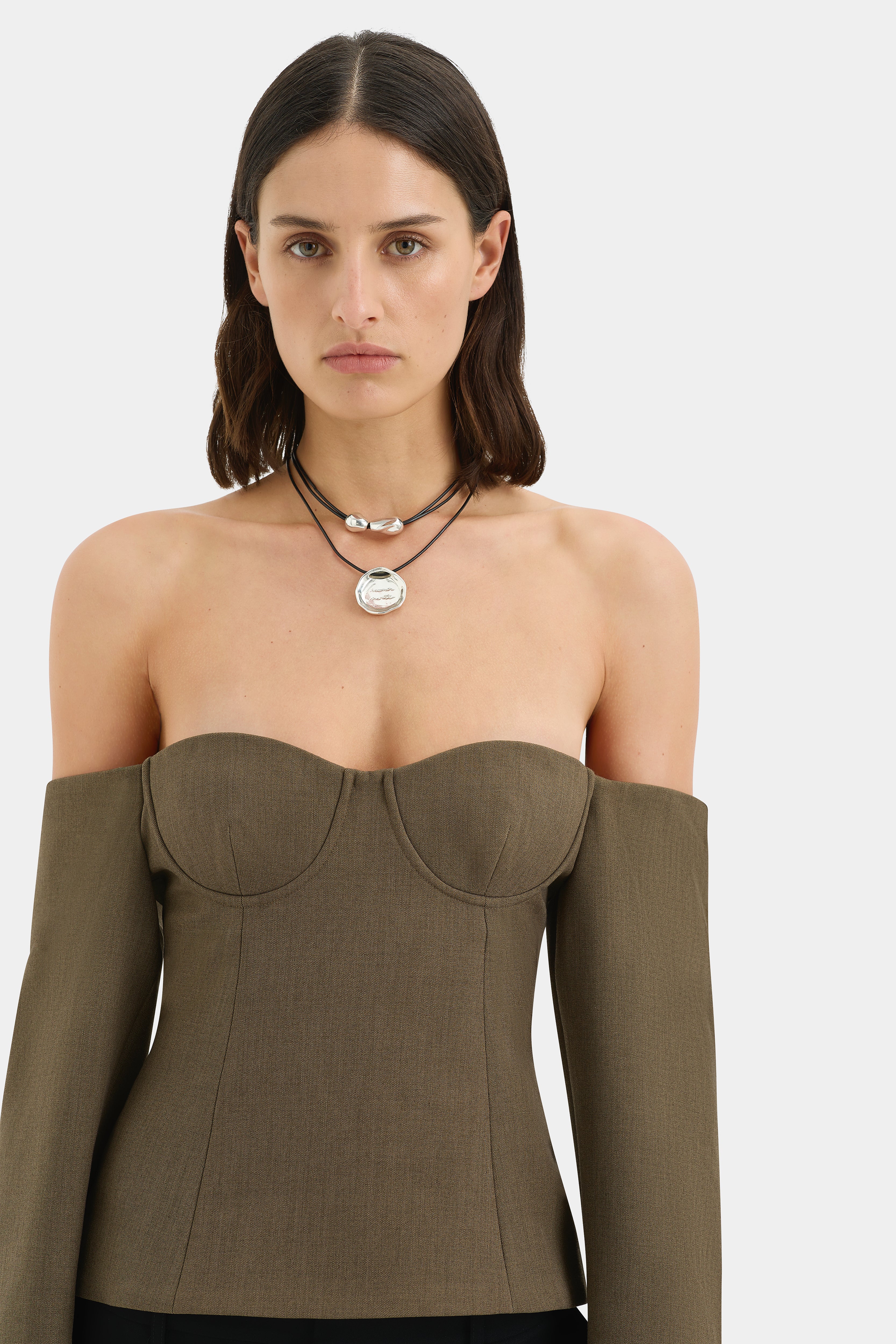 Sartoria Bodice Chocolate Marle Women's Fashion Top - Elegant & Comfortable for Casual Wear, Office & Date Nights