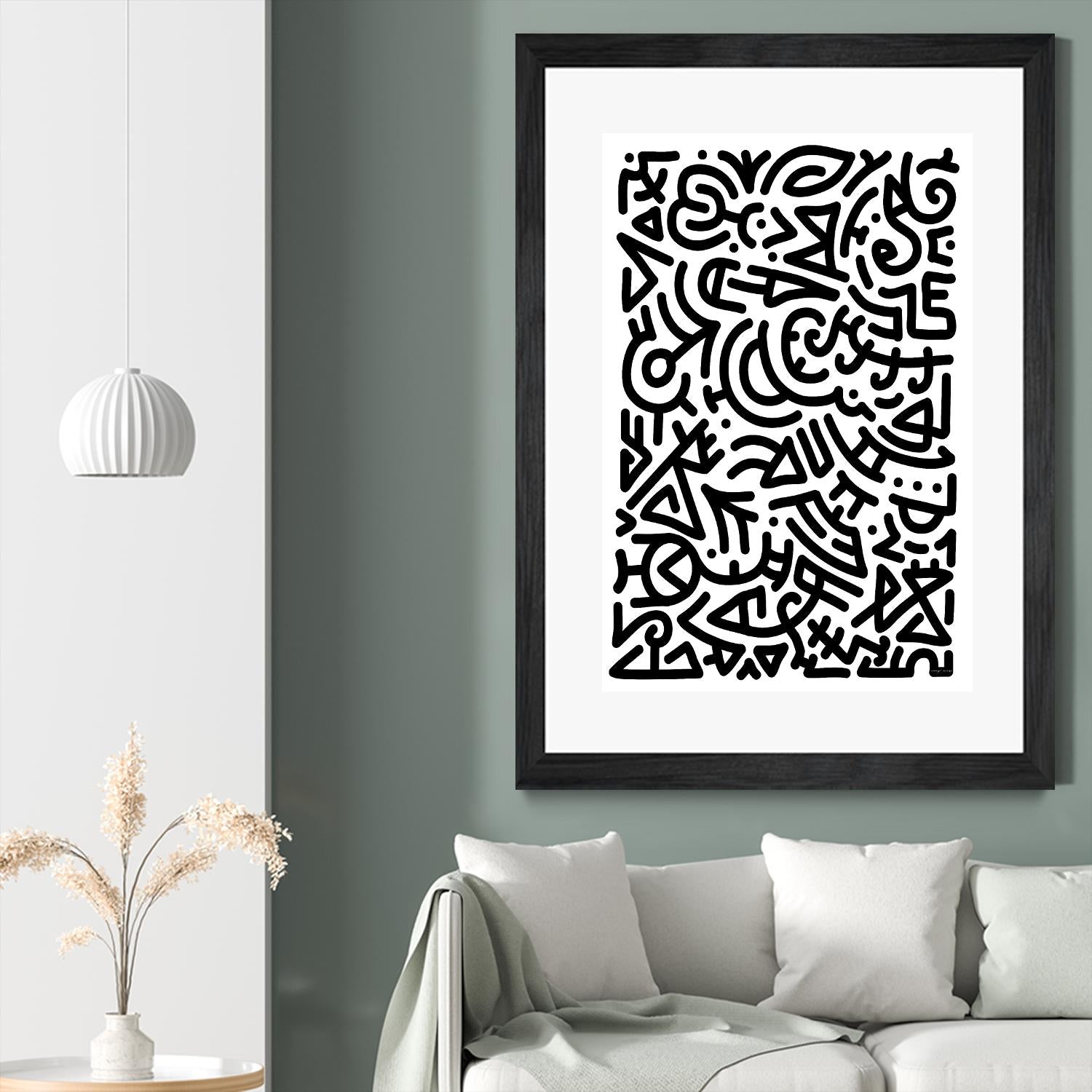 Bold Black Marker Doodle Lines - Premium Art Marker for Sketching, Drawing & Calligraphy - Perfect for Bullet Journals, Scrapbooking & DIY Crafts
