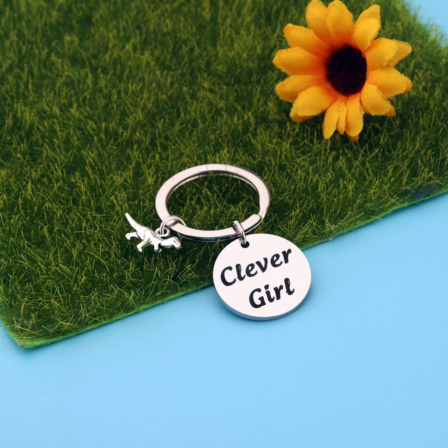 AKTAP Clever Girl Dinosaur Jewelry - Adjustable Dinosaur Bone Bangle Bracelet for Women - Perfect for Jurassic Themed Parties, Cosplay & Dinosaur Lovers Gifts