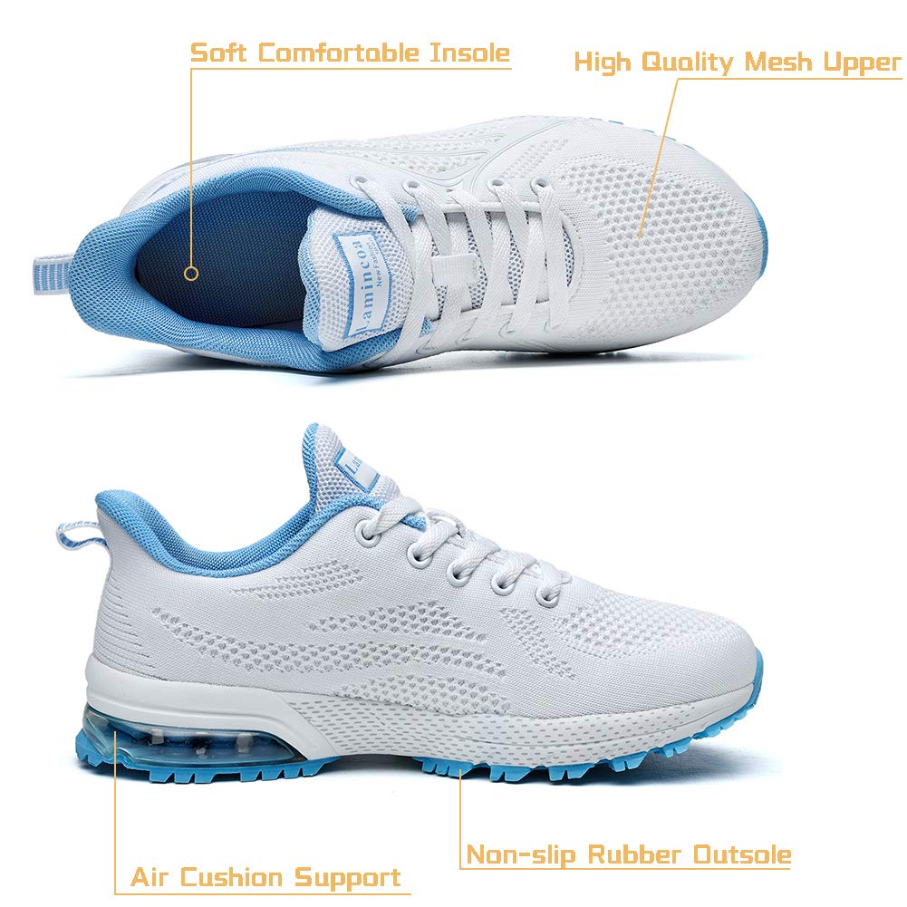 Lamincoa Women's Air Running Shoes - Lightweight Athletic Sneakers for Women with Non-Slip Sole | Perfect for Jogging, Gym Workouts & Casual Wear