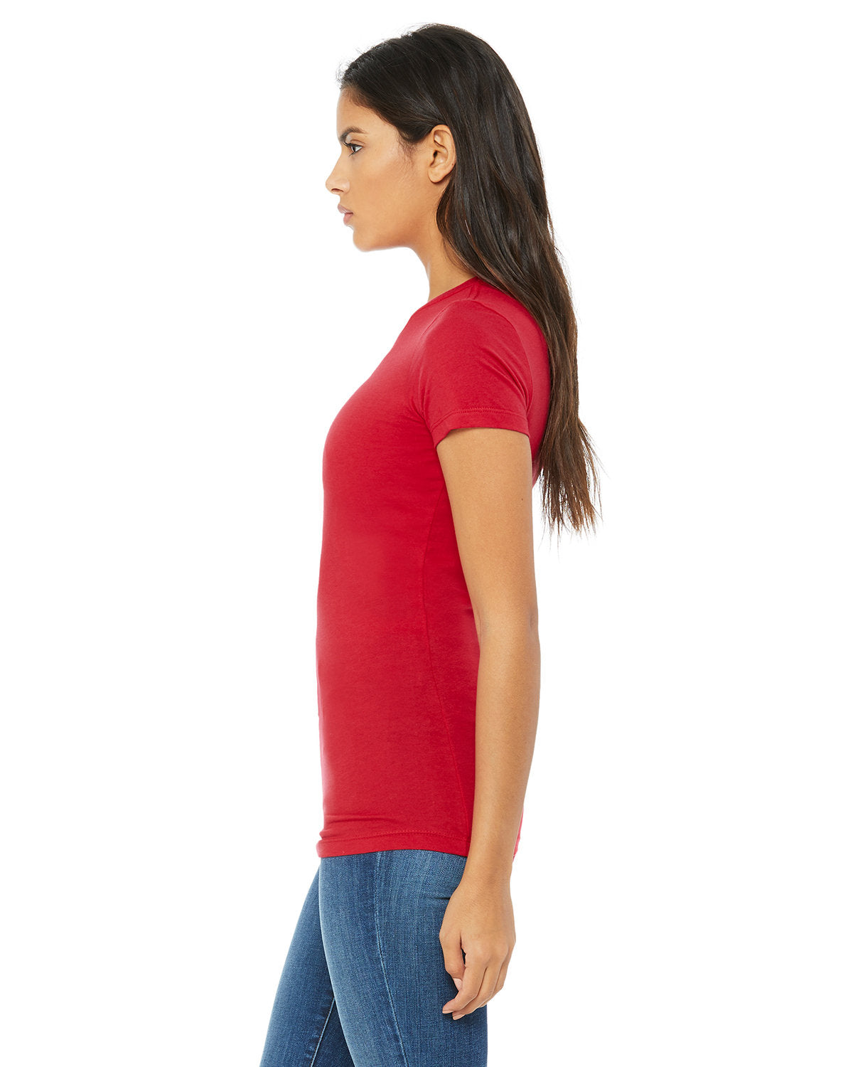 Bella + Canvas 6004 Women's Slim Fit Short Sleeve T-Shirt - Soft Cotton Tee for Casual Wear, Workout & Layering