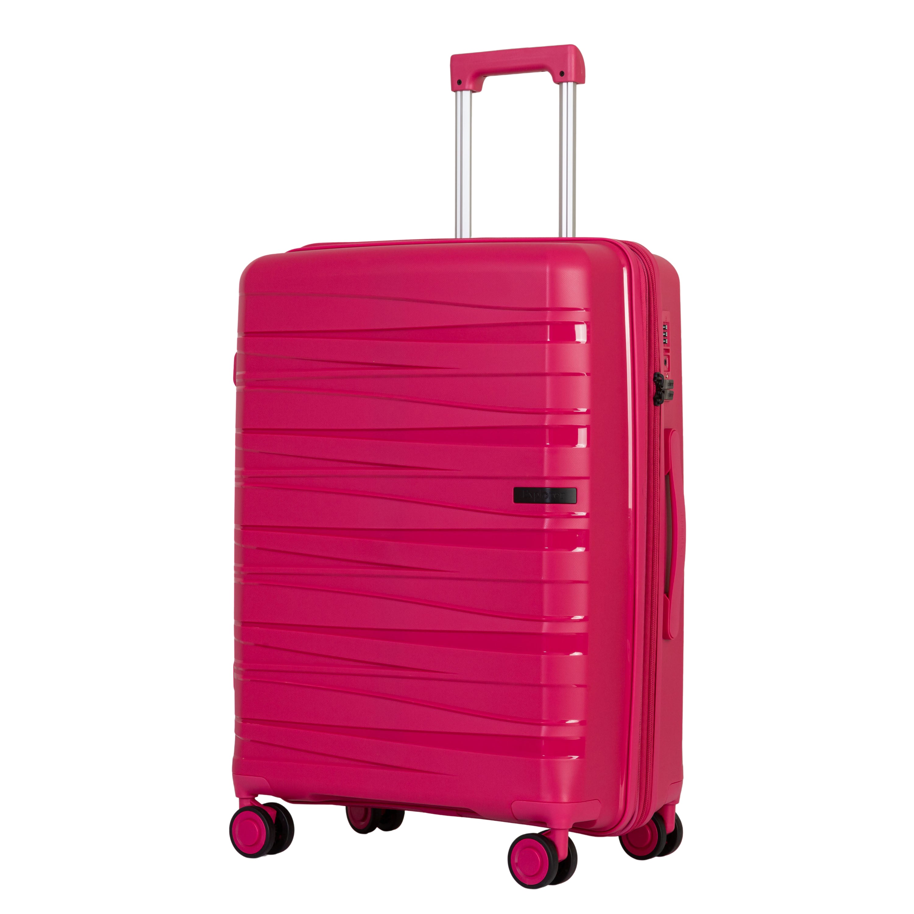 Explorer Breeze Anti-Theft Expandable Medium Luggage - Lightweight Carry-On Suitcase for Travel, Business Trips & Weekend Getaways