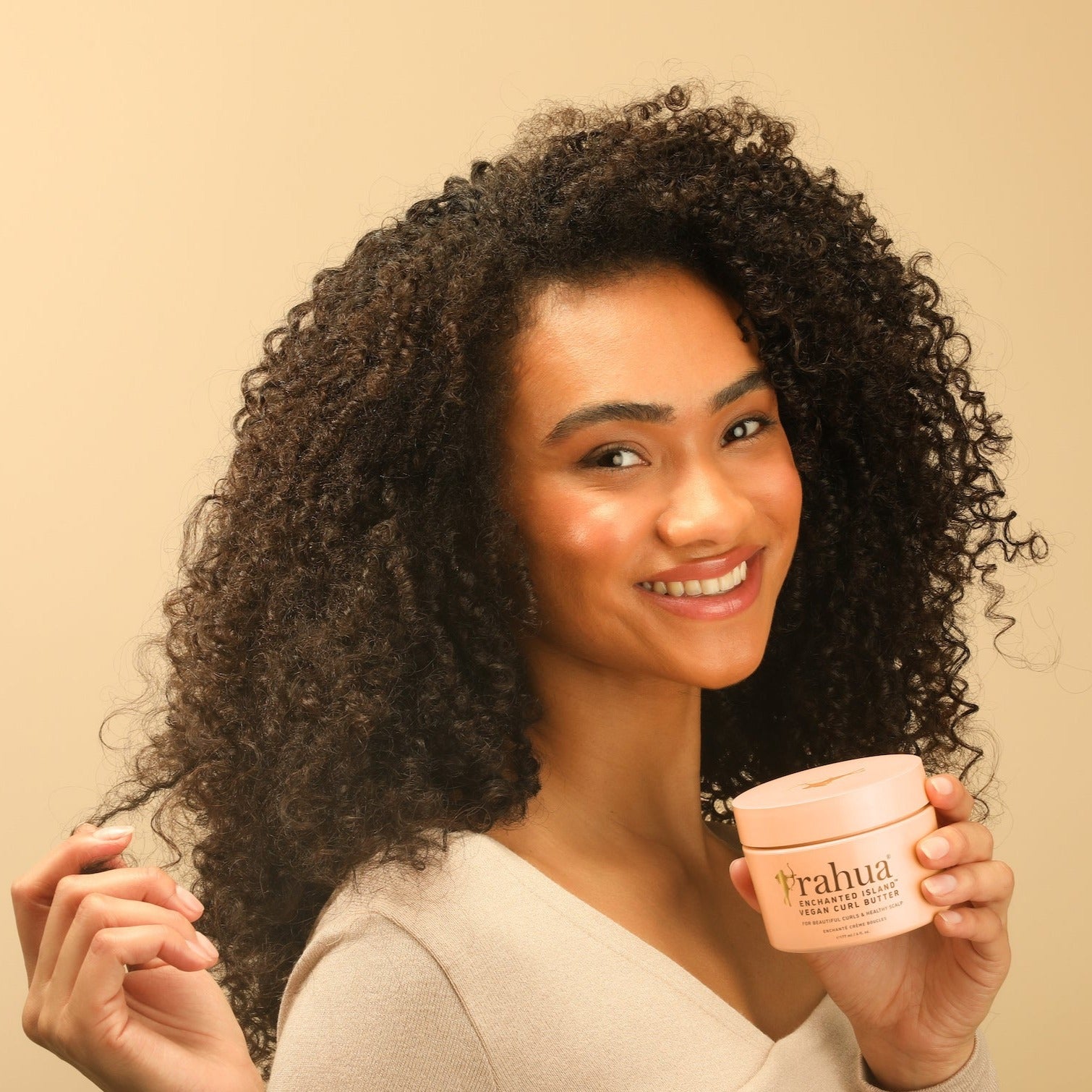 Enchanted Island Vegan Curl Butter - Organic Hair Moisturizer for Natural Curls & Waves | Perfect for Dry, Frizzy Hair Care & Styling at Home
