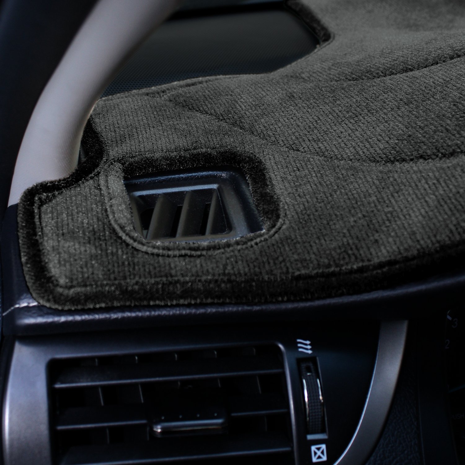 Coverking Custom Fit Dash Covers for Infiniti FX-35 & FX-45 - Premium Velour Material (Charcoal) | UV Protection & Anti-Slip Design for Car Interior Protection