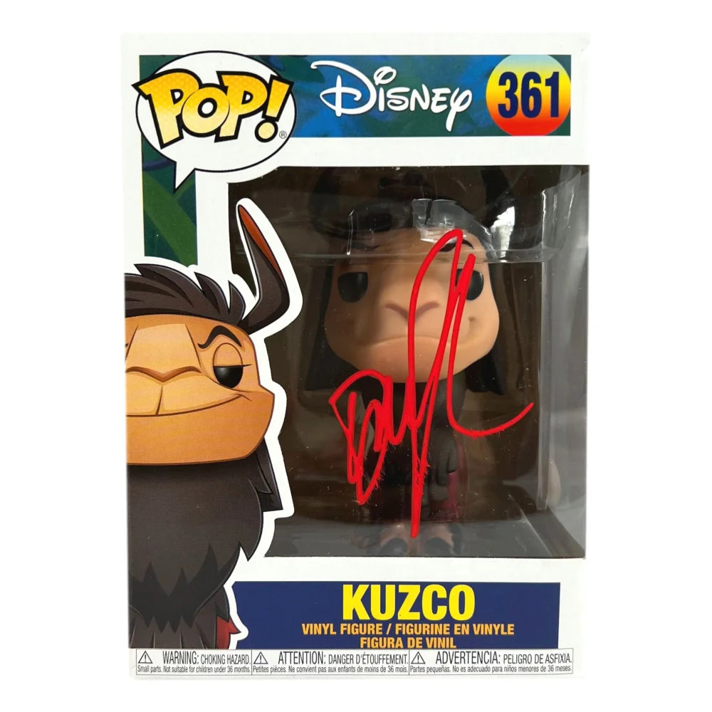 David Spade Signed Funko Pop #361 Emperor's New Groove Collectible with JSA COA - Authentic Autograph for Disney Fans & Pop Culture Collectors - Perfect for Display, Gifts & Memorabilia Collections